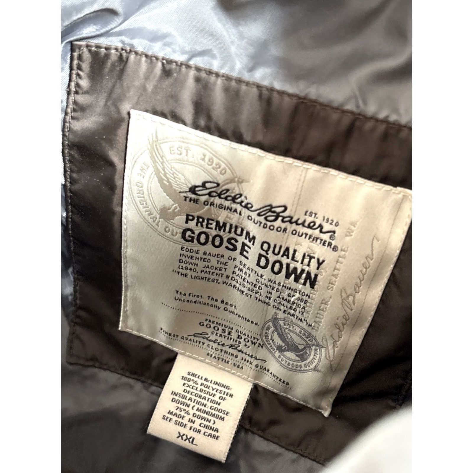 Eddie Bauer VINTAGE Eddie Bauer Goose Down Puffer Vest Mens 2XL Brown Size US XXL / EU 58 / 5 - 4 Thumbnail