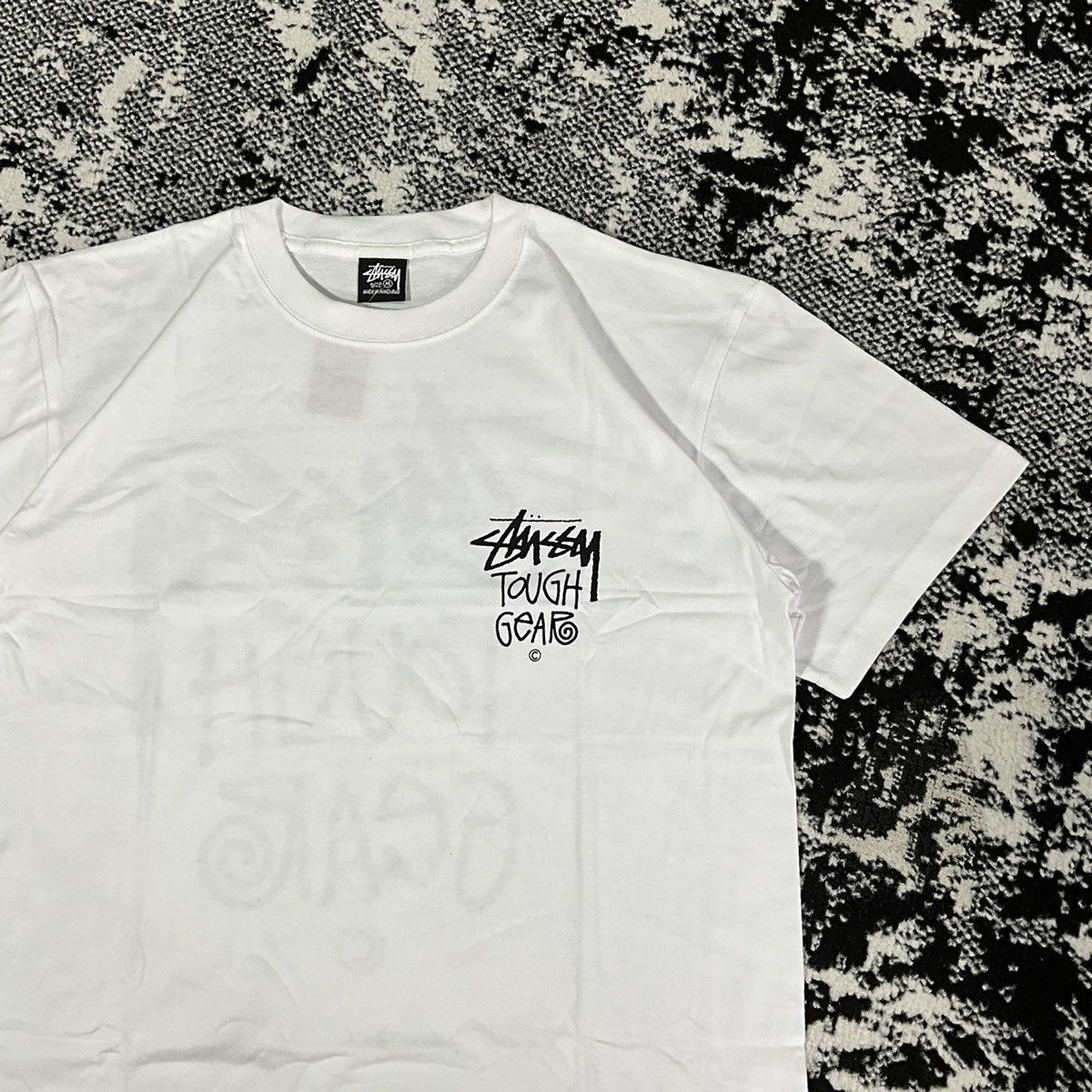 Stussy STUSSY TOUGH GEAR TEE WHITE - L Size US L / EU 52-54 / 3 - 4 Thumbnail