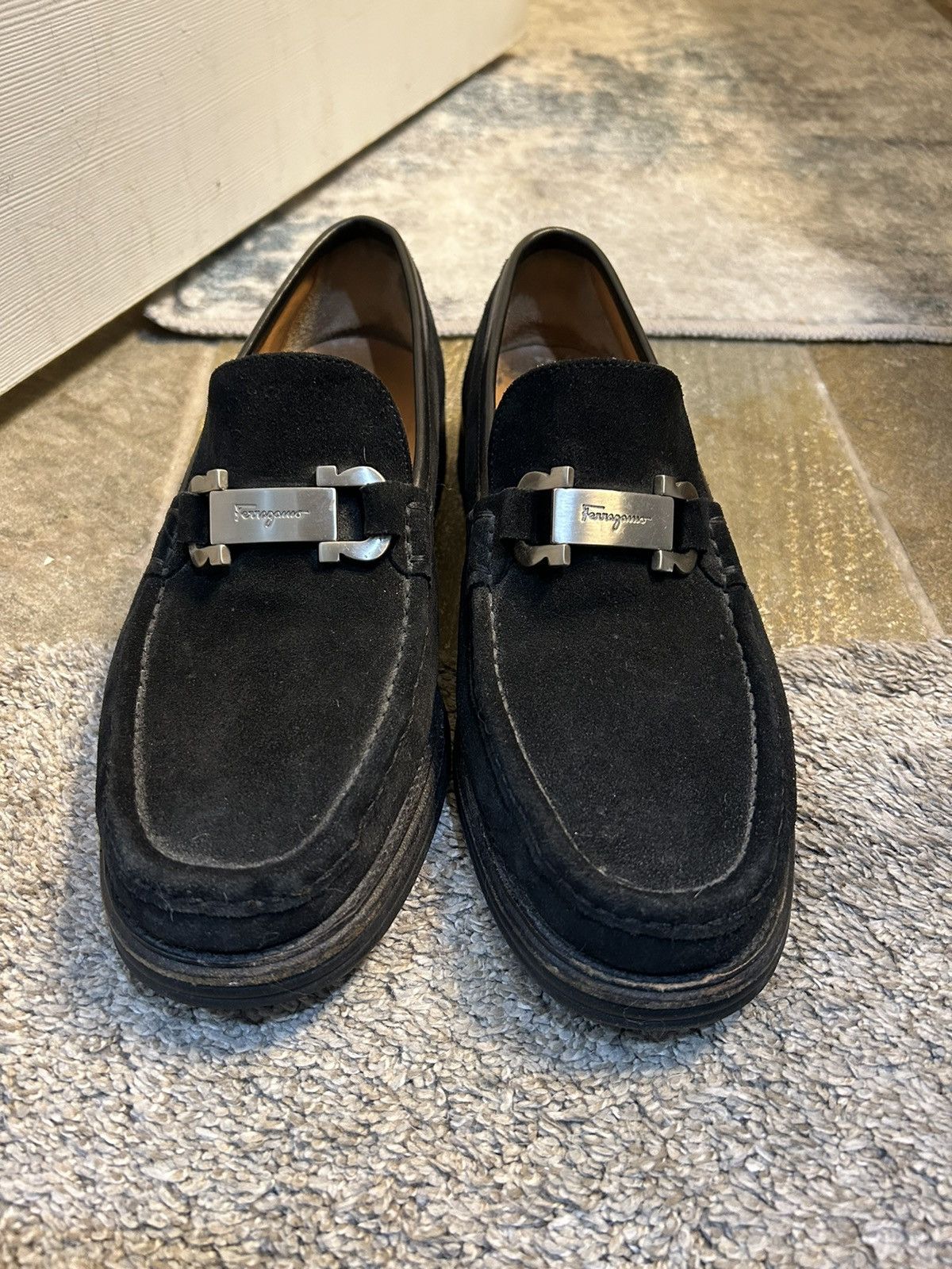 Salvatore Ferragamo Very nice rare vintage Ferragamo dress shoes Size US 10.5 / EU 43-44 - 2 Thumbnail