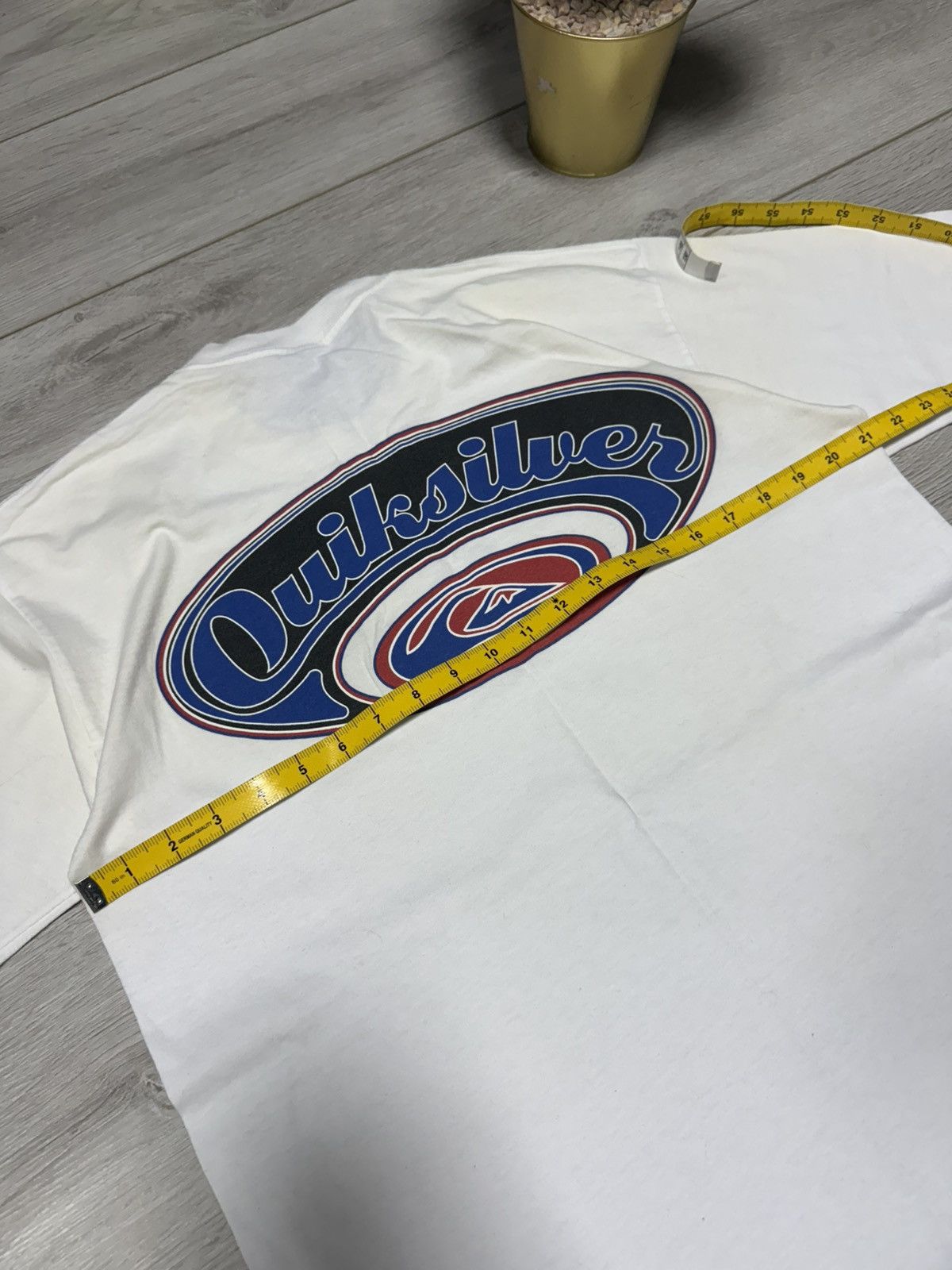 Quiksilver Quilsilver USA surf vintage big logo print tee shirt Quick Size US L / EU 52-54 / 3 - 9 Thumbnail