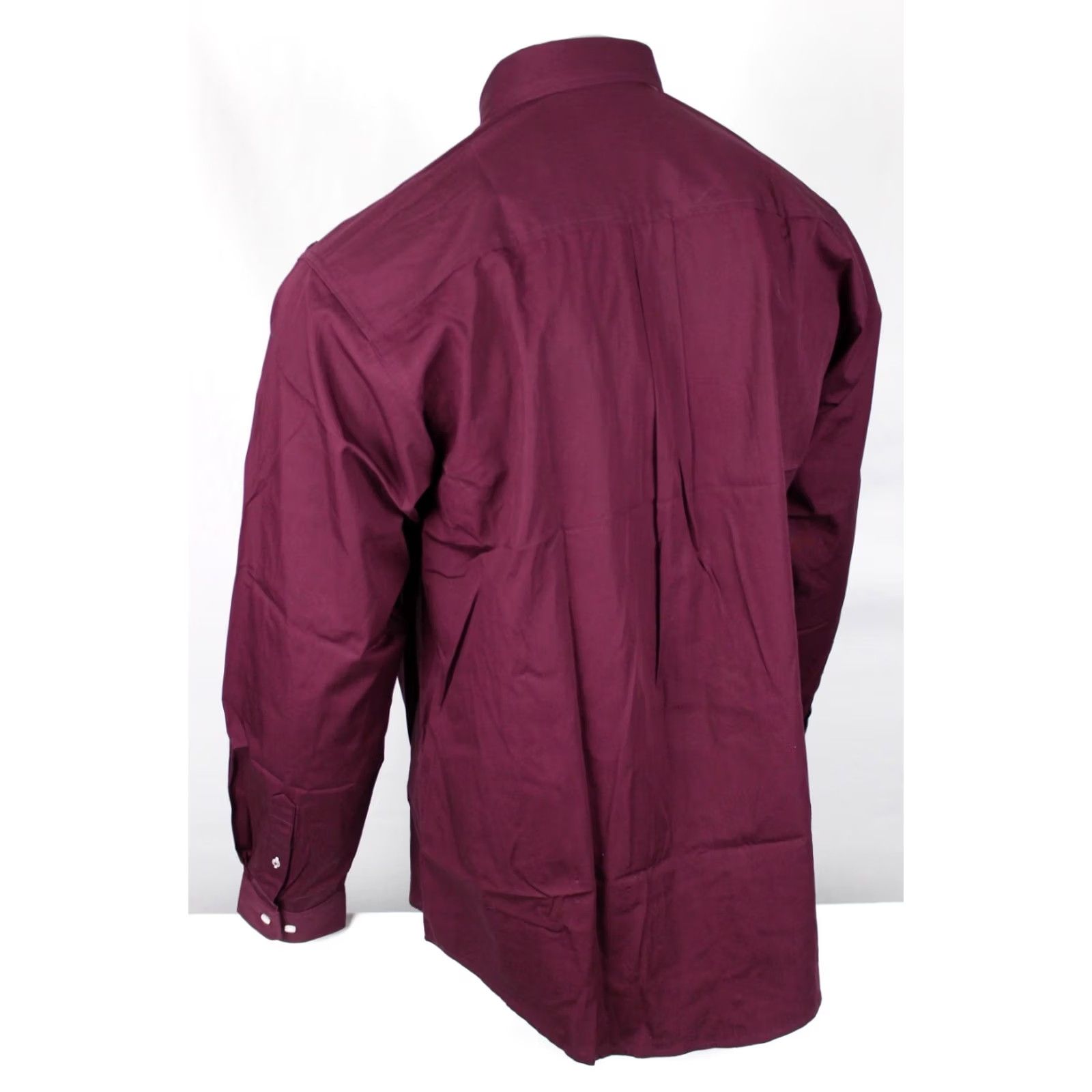 Vintage Cinch Men's Western Button Shirt Solid Long Sleeve M Medium Burgundy MTW1104239 Size US M / EU 48-50 / 2 - 2 Thumbnail