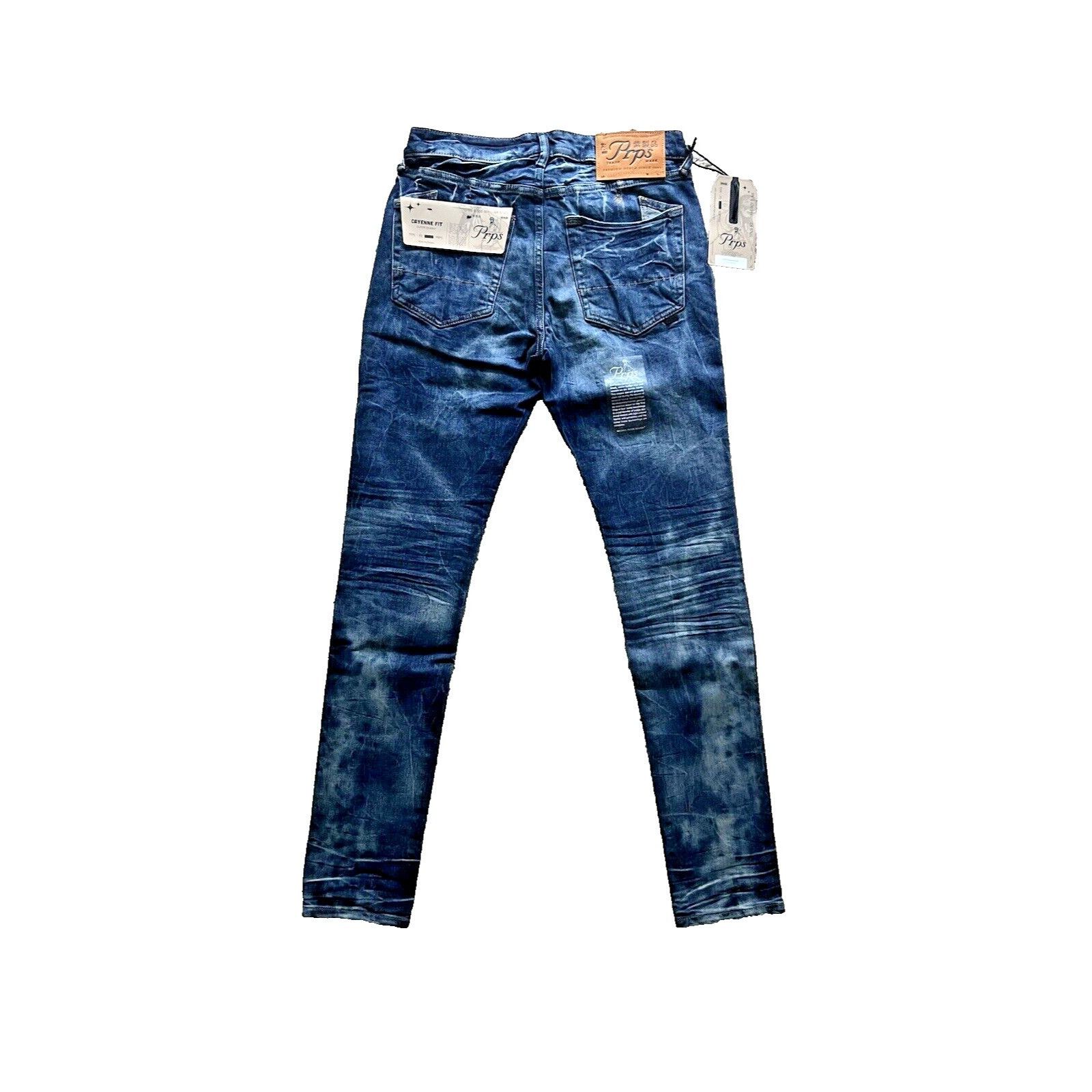 Prps PRPS Cayenne Skinny Fit Men's Stretch Jeans Blue Size 31/32 Size US 31 - 8 Thumbnail