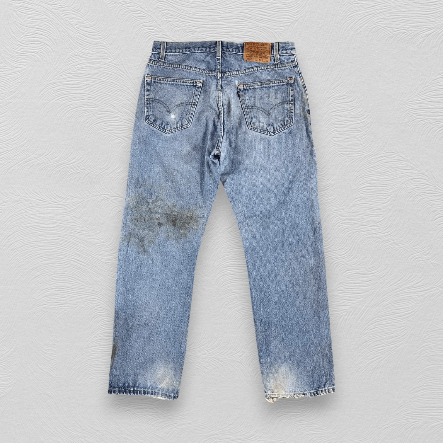 Levi's Vintage 90s Levis 505 Jeans Dirty Faded Blue Denim KJ807 Size US 34 / EU 50 - 2 Thumbnail