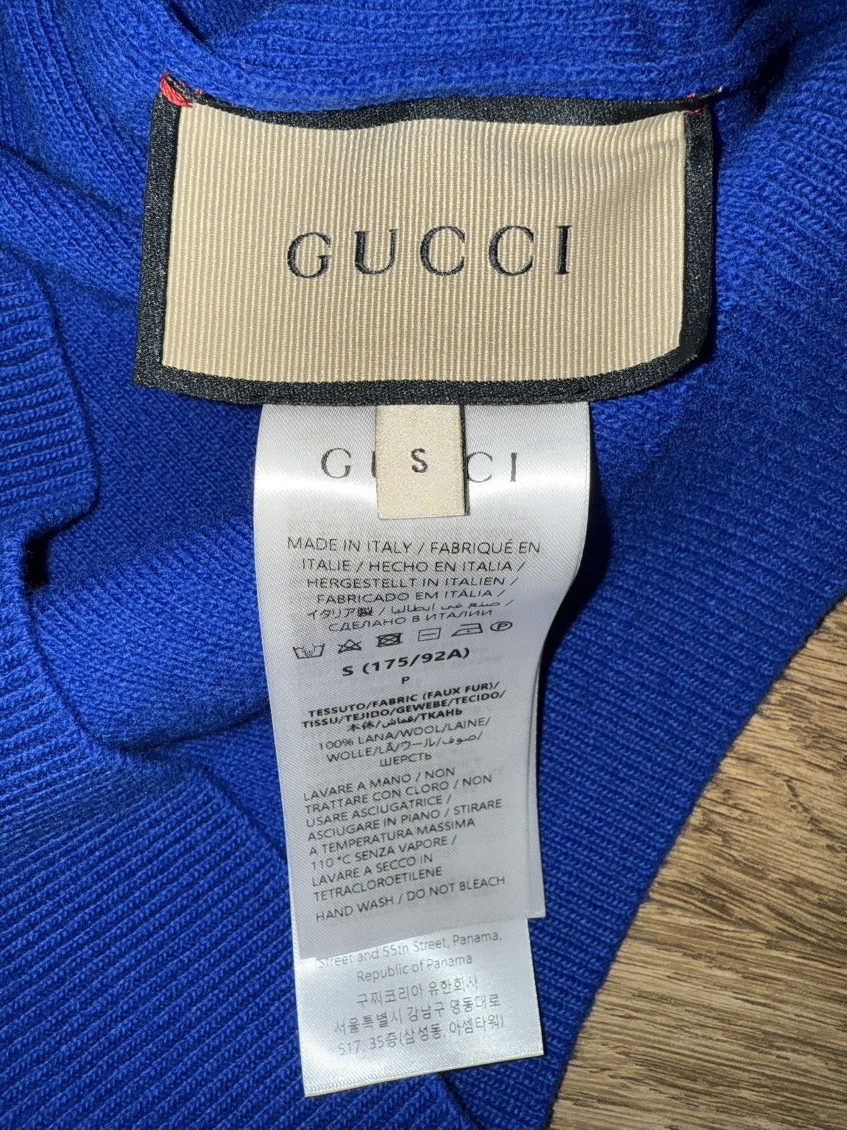 Gucci Maglione Gucci unisex blu elettrico Size US S / EU 44-46 / 1 - 11 Thumbnail