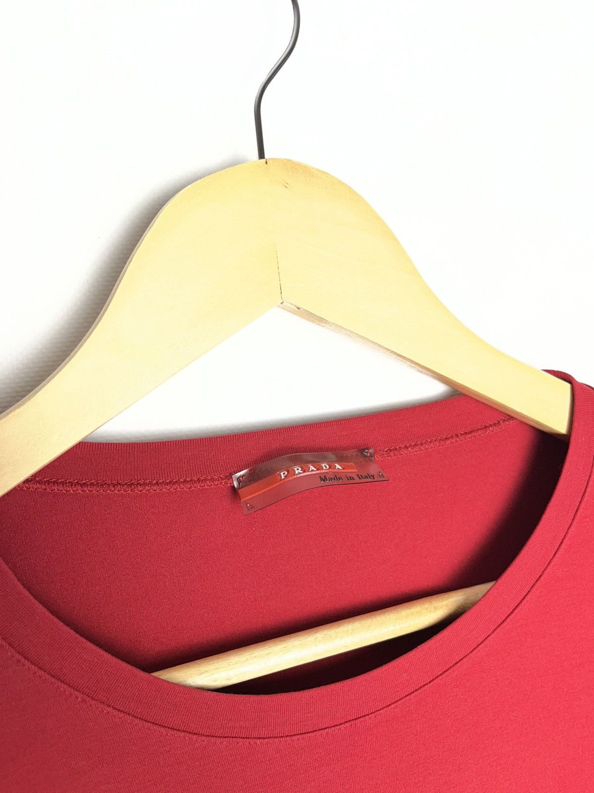 Prada 00’s Prada Sport Red Tab Long Sleeve Tee Size XL / US 12-14 / IT 48-50 - 3 Thumbnail