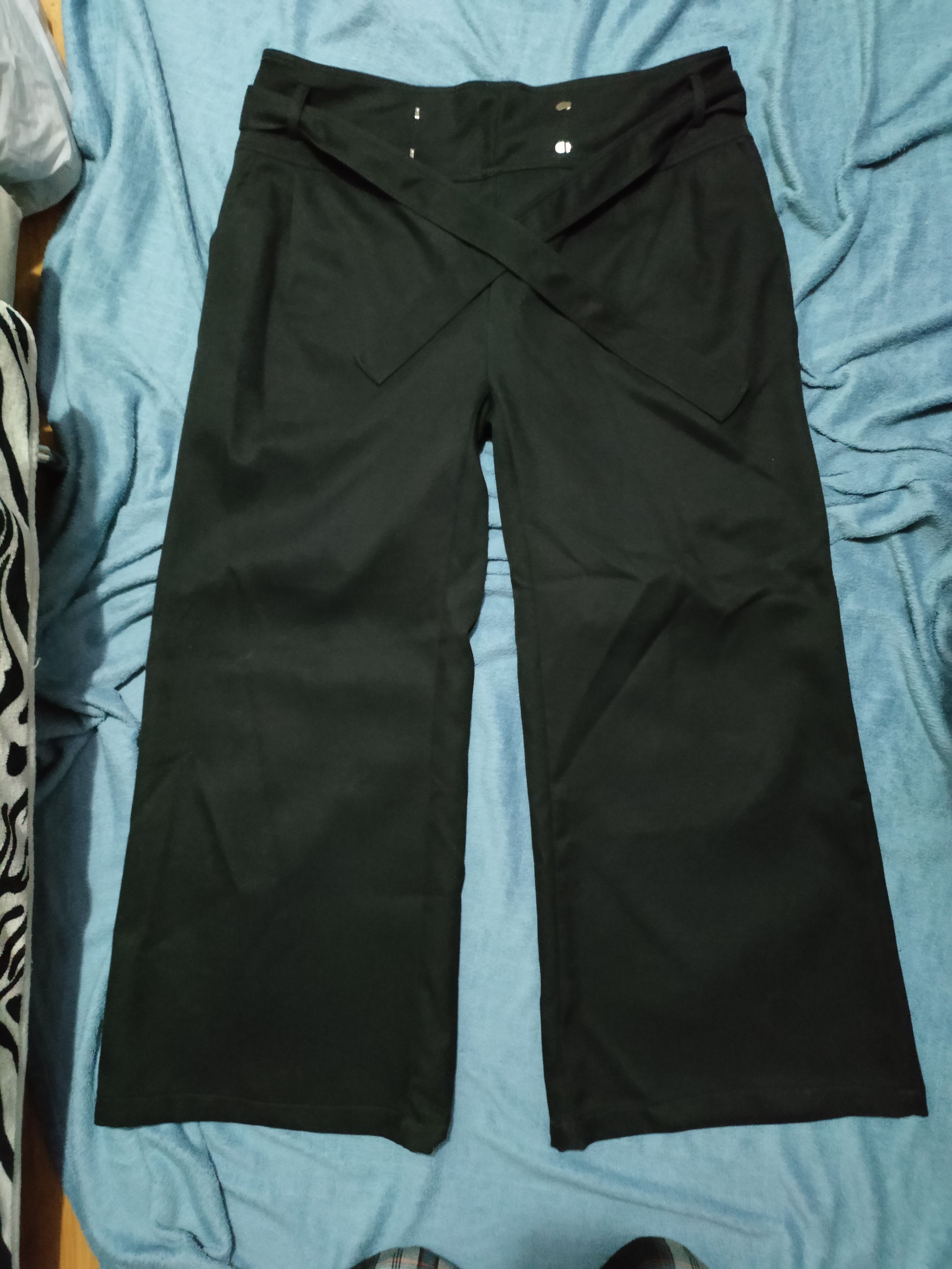 Japanese Brand Argue Culture "Heavyweight Wide Leg Cut Pants" Size US 34 / EU 50 - 2 Thumbnail