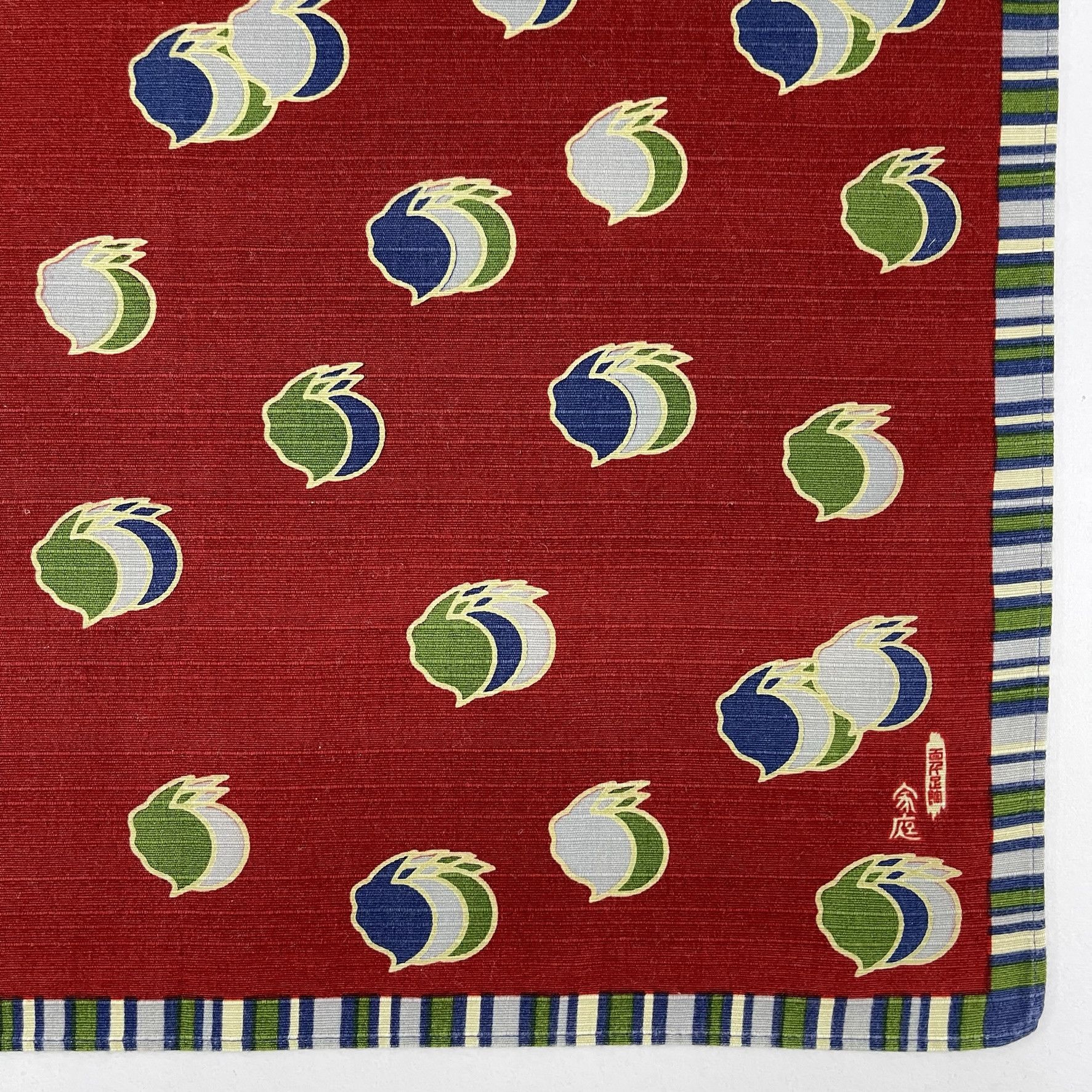 Japanese Brand Vintage Japanese Furoshiki Handkerchief Wrap Gift - 5083 Size ONE SIZE - 6 Thumbnail