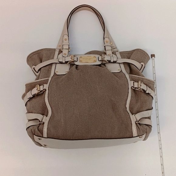 Michael Kors Michael Kors Michael Canvas Top Handle Gansevoort Tote Bag Size ONE SIZE - 15 Thumbnail