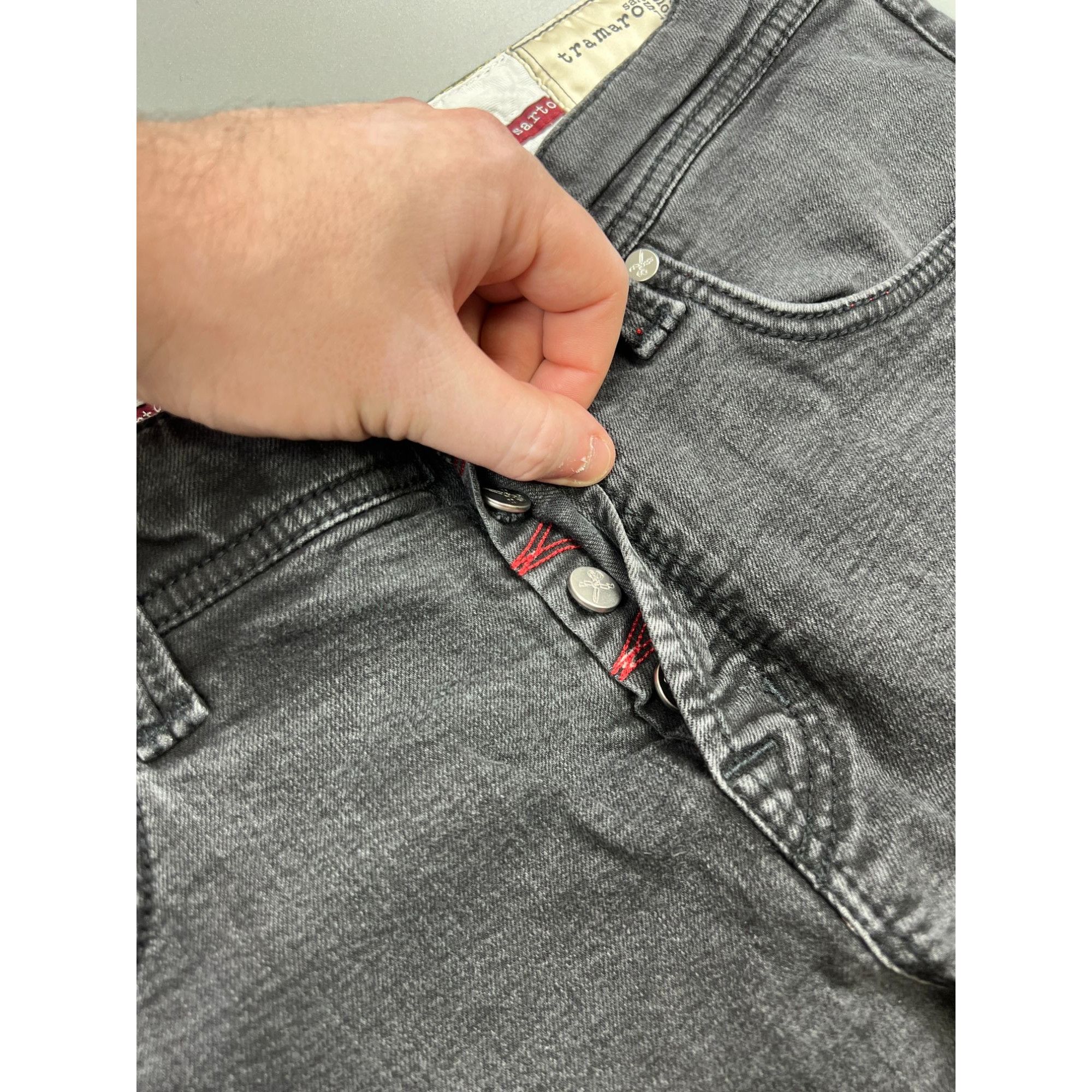 Other Sartoria Tramarossa Leonardo Black Skinny Jeans (Y0955) Size US 32 / EU 48 - 7 Thumbnail