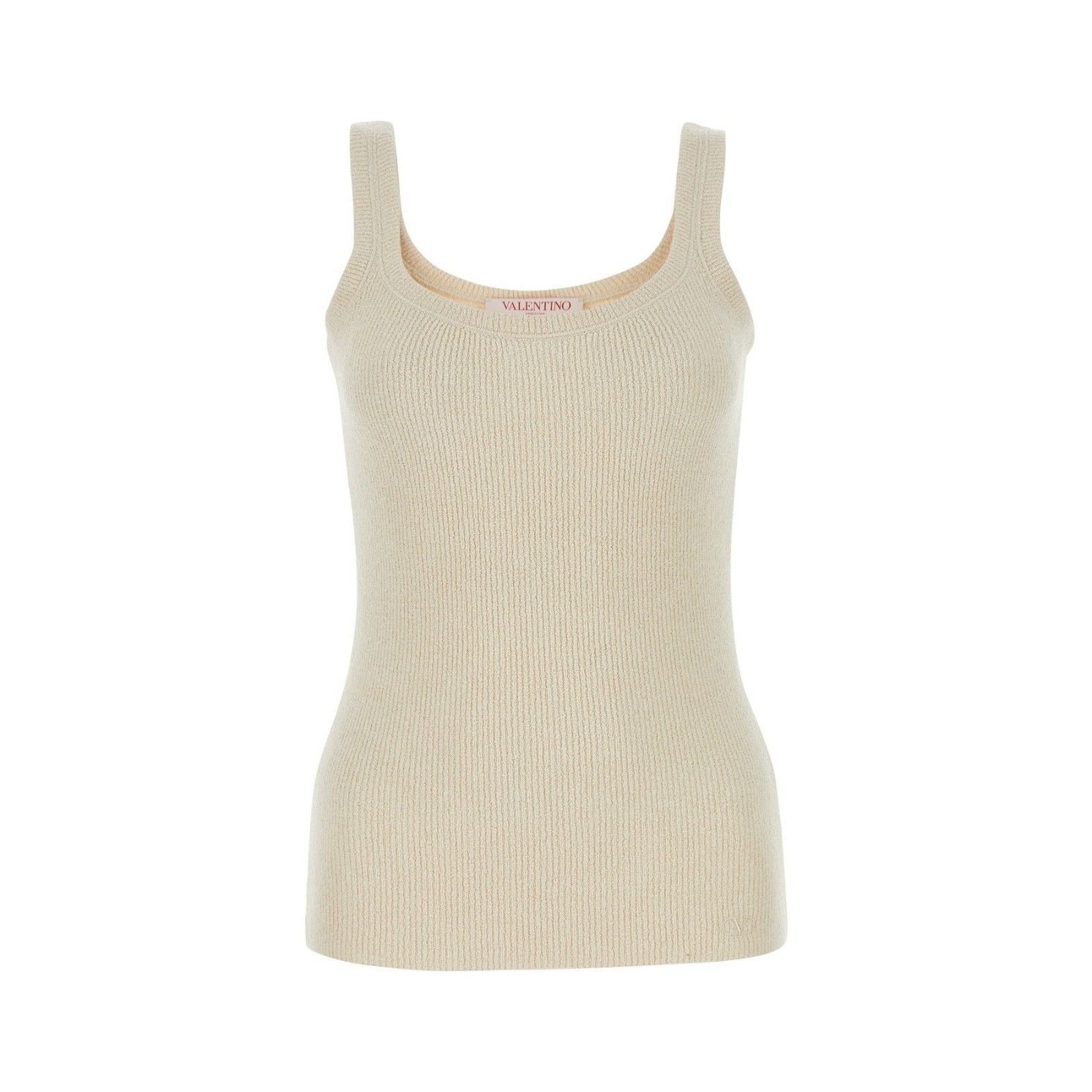 VALENTINO Sand Silk Tank Top New & Authentic (Women's size:4