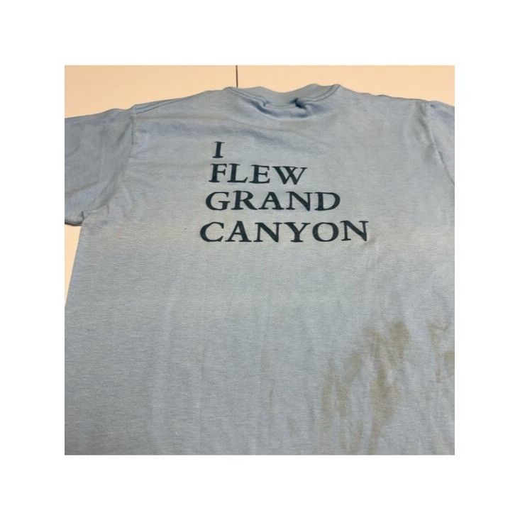 Vintage Vintage 80s Grand Canyon T Shirt Mens M Blue Single Stitch Size US M / EU 48-50 / 2 - 8 Thumbnail