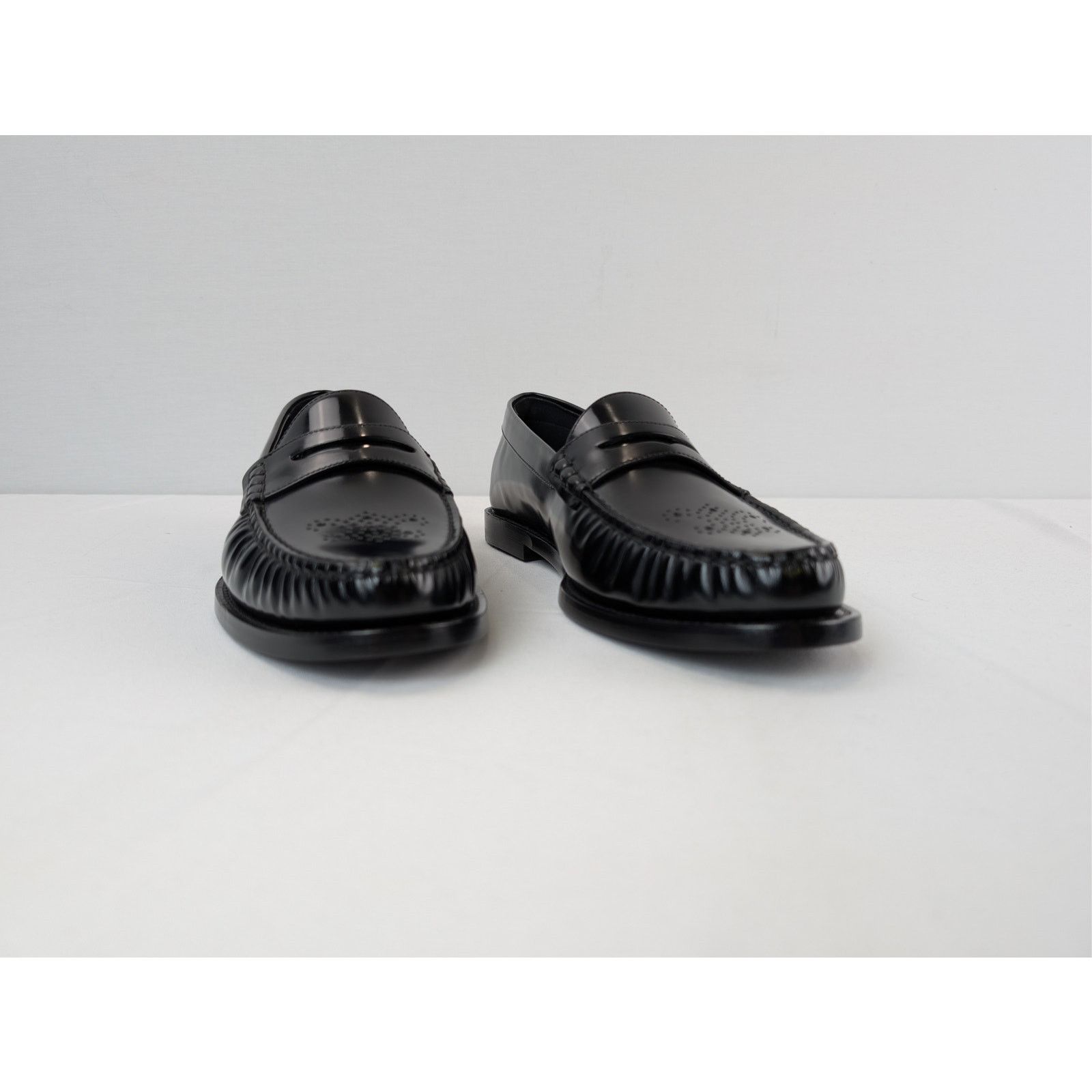 Celine o1rshd1 Vivienne Loafers in Polished Boil Shoe Boots Black Size US 12 / EU 45 - 5 Thumbnail