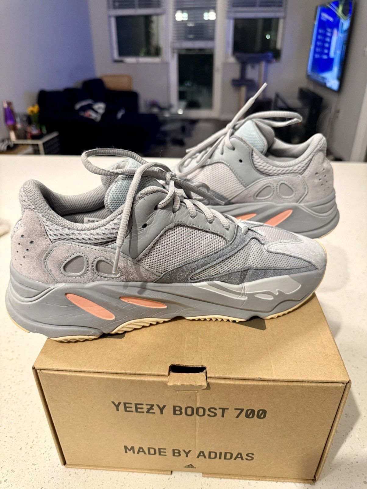 Adidas × Yeezy Yeezy Boost 700 ‘Inertia’ Size 10 w/ Original Box Size US 10 / EU 43 - 9 Thumbnail