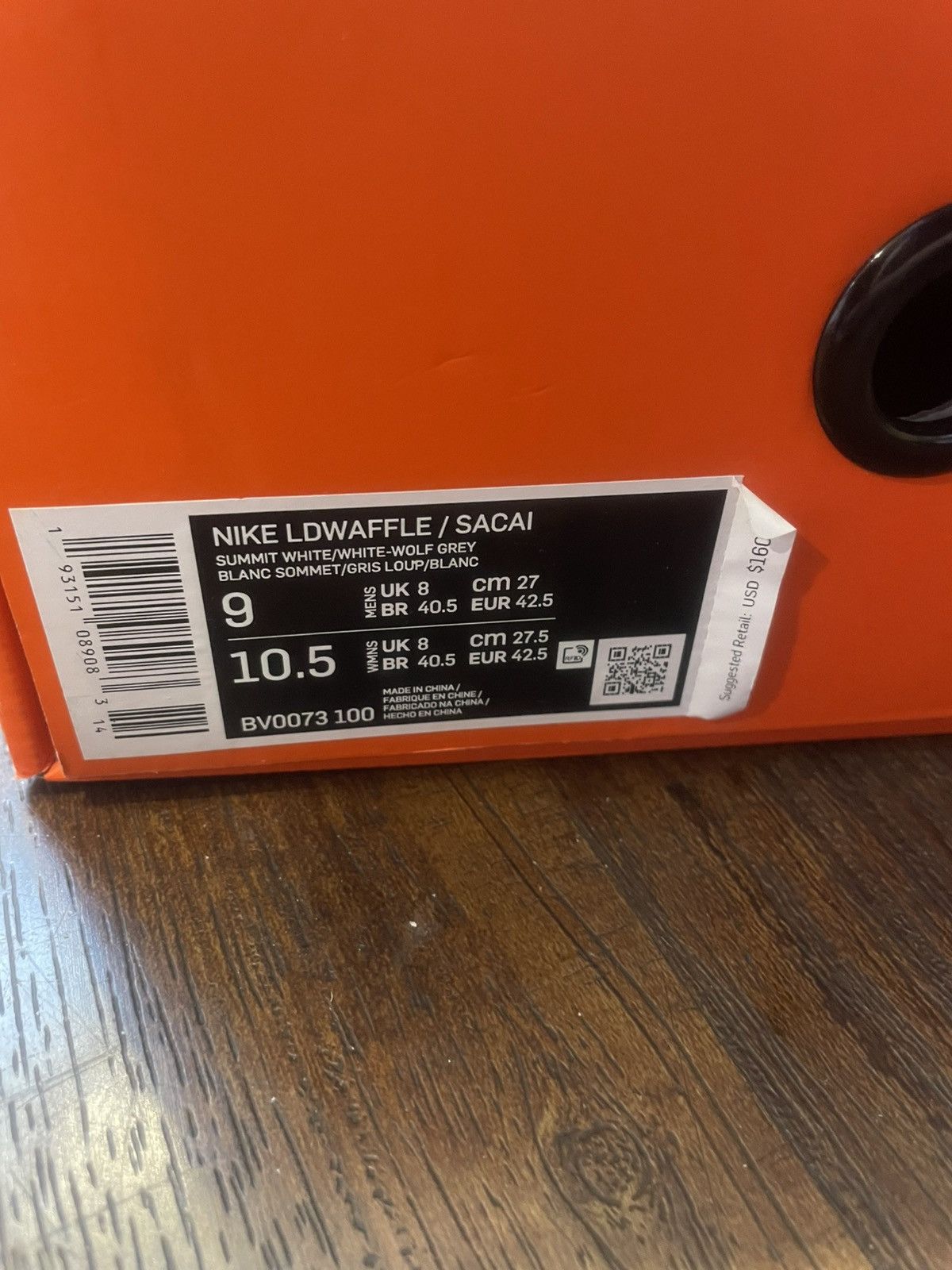 Nike × Sacai Nike Sacai LDV Waffle Grey 2019 Size US 9 / EU 42 - 8 Thumbnail