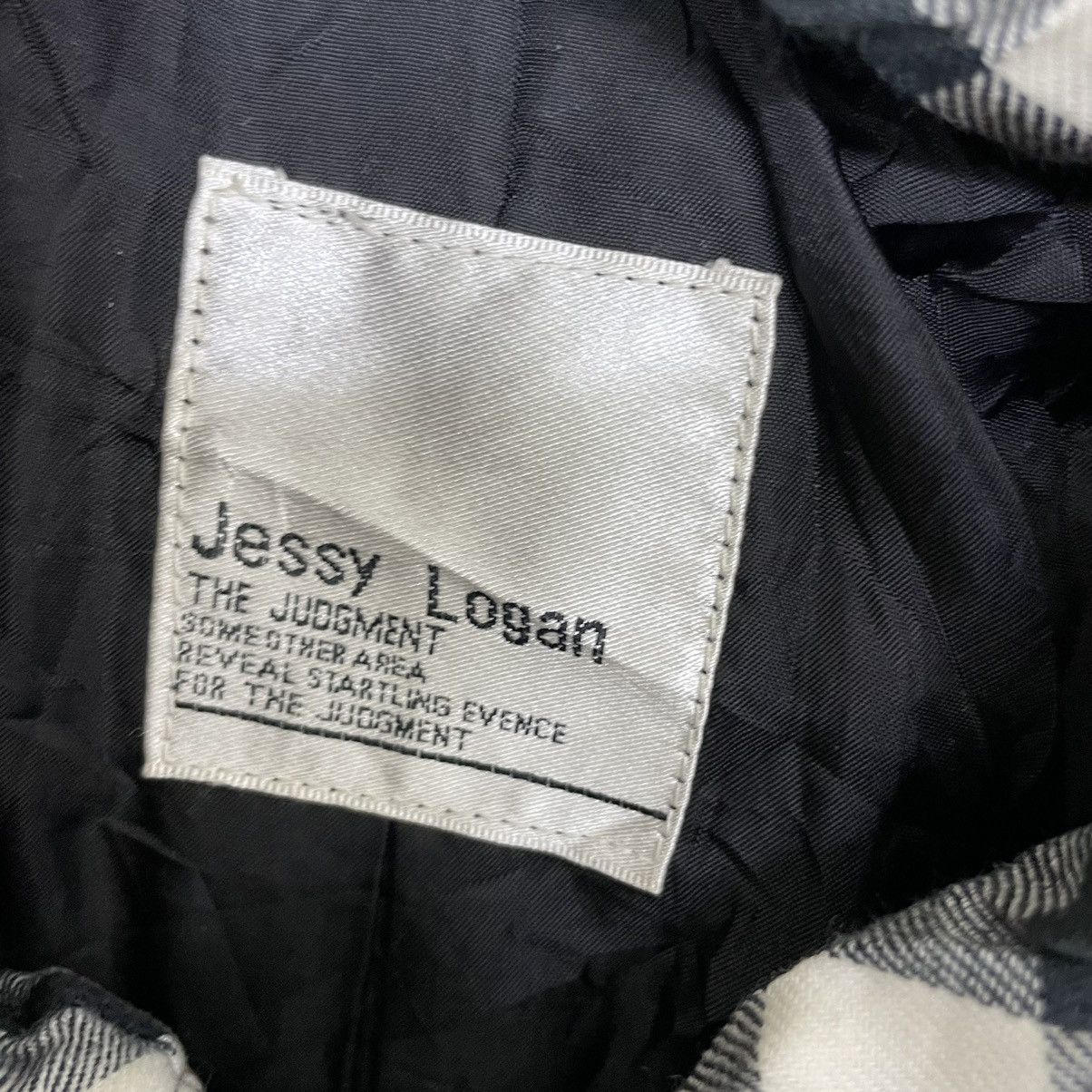 Angel Blue 💥Japanese Brand Jessy Logan White Tartan Jacket Size S / US 4 / IT 40 - 4 Thumbnail
