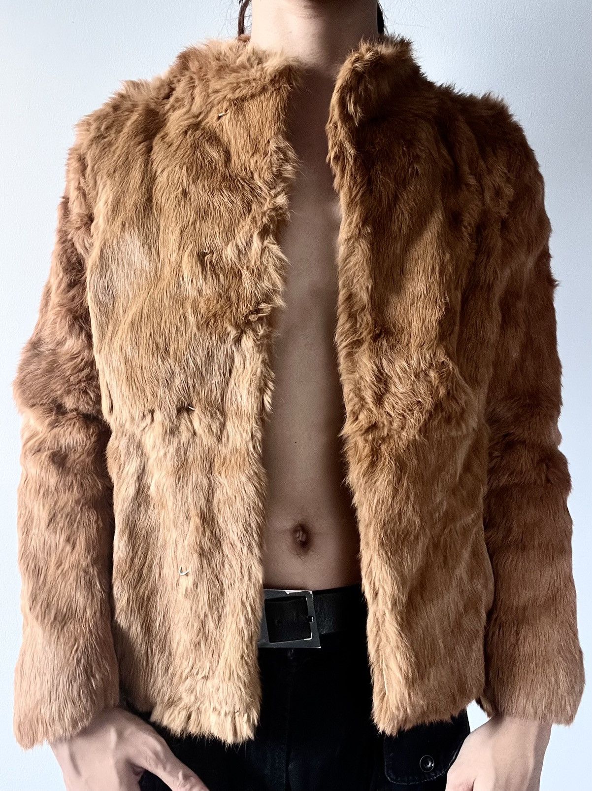 If Six Was Nine Japanese Brand Avant-Garde Real Fur Jacket Size US M / EU 48-50 / 2 - 1 Thumbnail