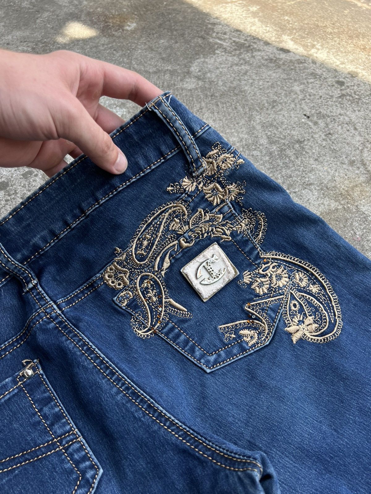 Just Cavalli Crazy Vintage Roberto Cavalli Sexy Jeans Big Logo Just y2k Size 30" / US 8 / IT 44 - 5 Thumbnail