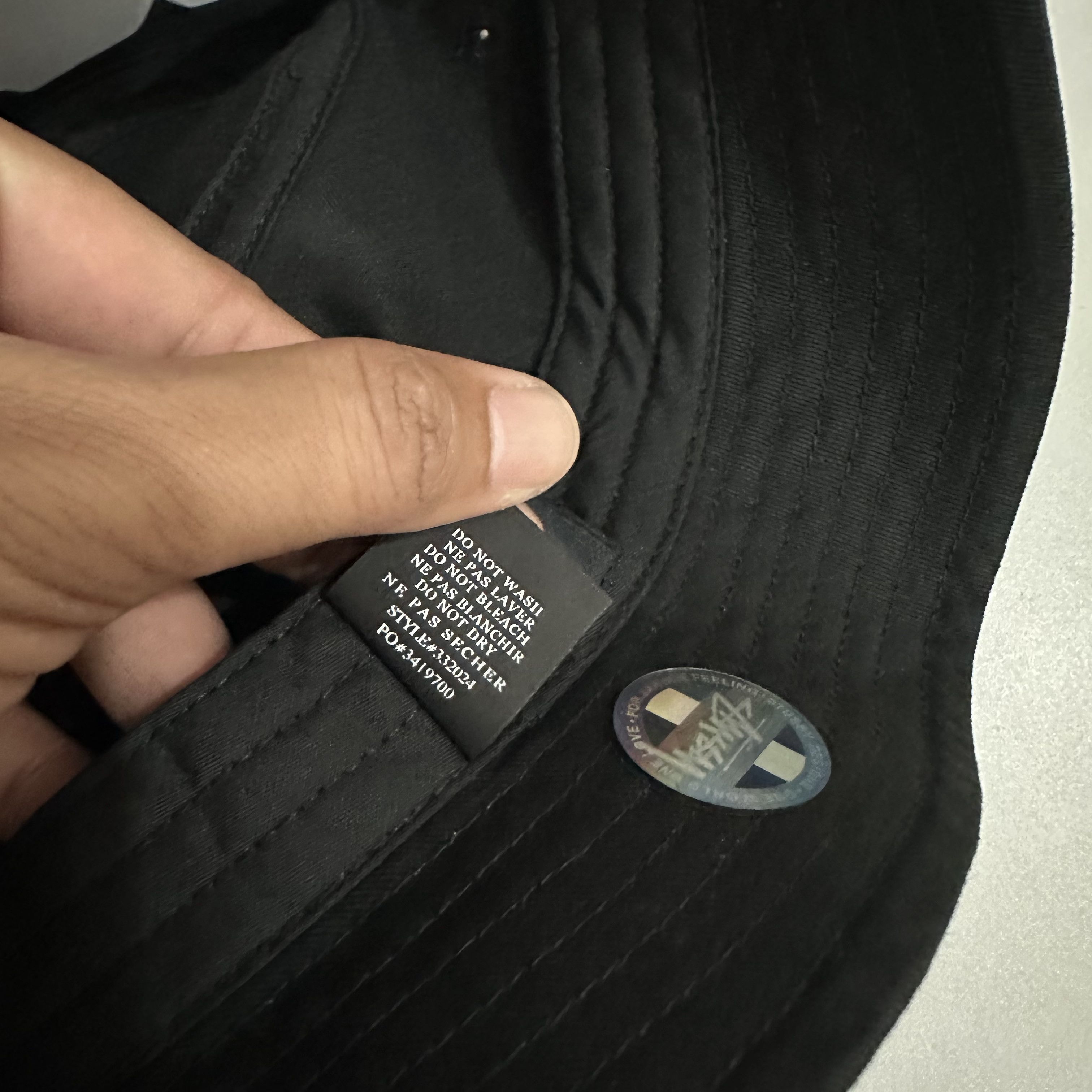 Stussy STUSSY 8 BALL VINTAGE BUCKET HAT BLACK L/XL Size ONE SIZE - 5 Thumbnail