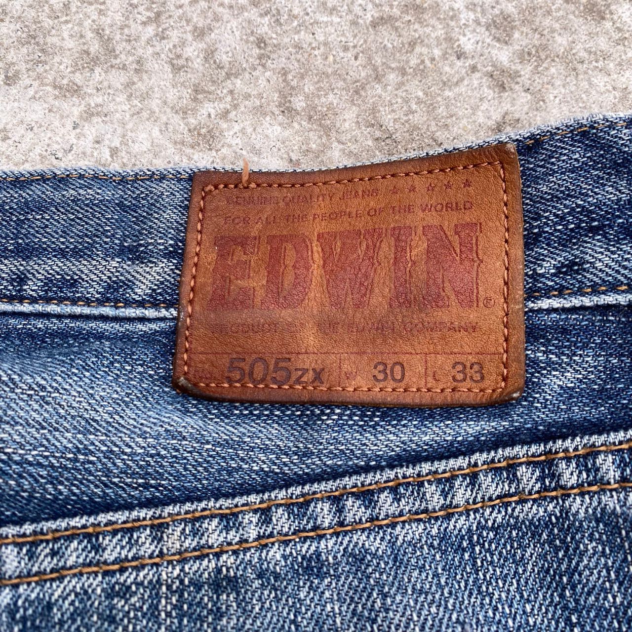 Edwin Vintage Edwin 505zx Selvegde Redline Distressed Denim Size US 30 / EU 46 - 17 Thumbnail