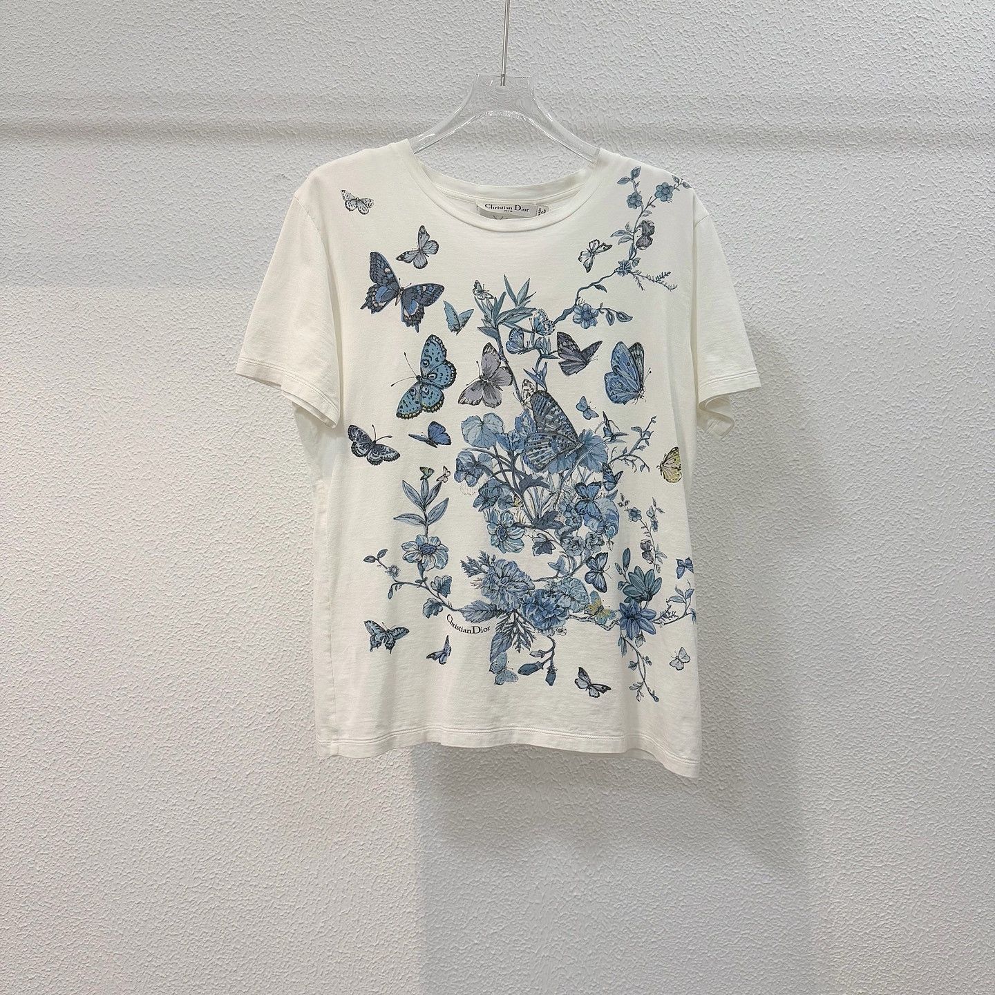 Dior Dior Butterfly Print T-Shirt Size M Size M / US 6-8 / IT 42-44 - 1 Thumbnail