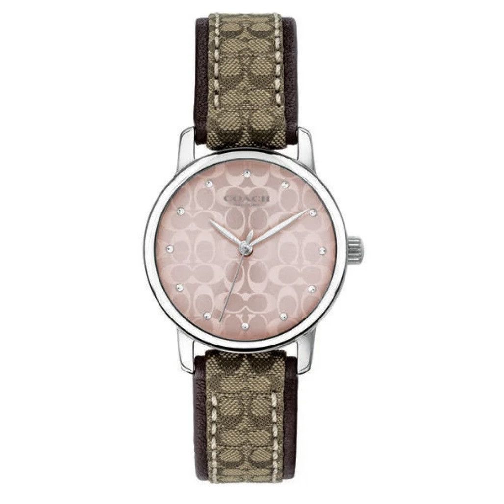 Coach COACH 14503399 KHAKI BROWN Watch Rose Gold Logo C DIAL Size ONE SIZE - 1 Thumbnail