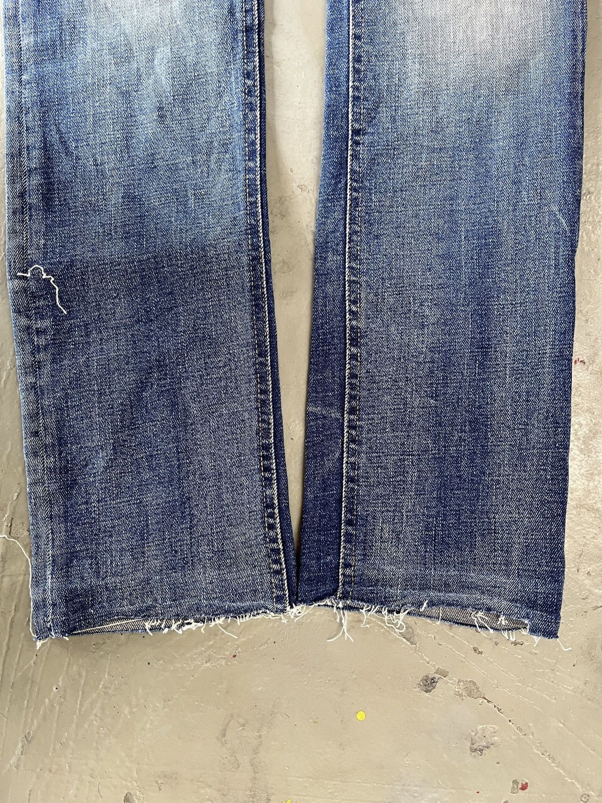 If Six Was Nine Midas 9 Whiskered Skinny Jeans Size US 31 - 10 Thumbnail