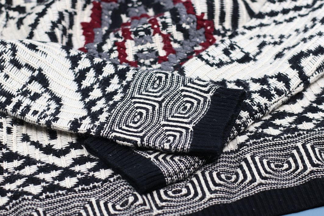 Antik Batik Ethnic Pattern Wool-Acrylic Sweater by Antik Batik, M/40 Size M / US 6-8 / IT 42-44 - 8 Thumbnail