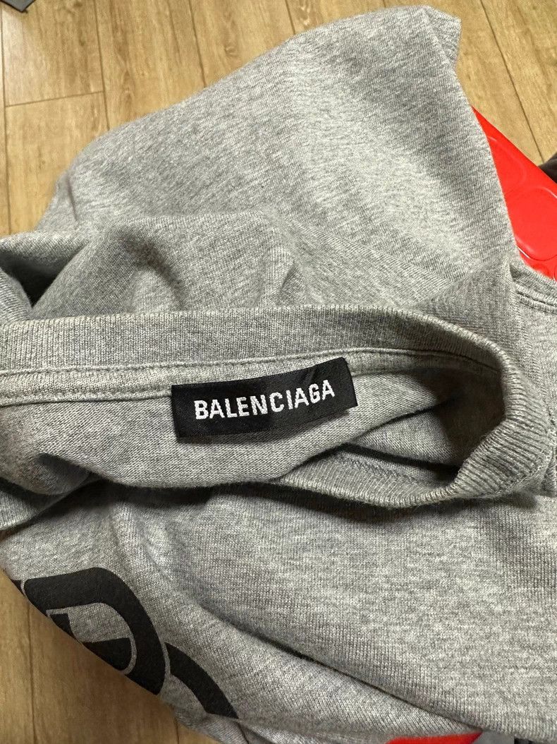 Balenciaga Balenciaga Lock and Key Logo Short Sleeve T-Shirt Size US XXS / EU 40 - 5 Thumbnail