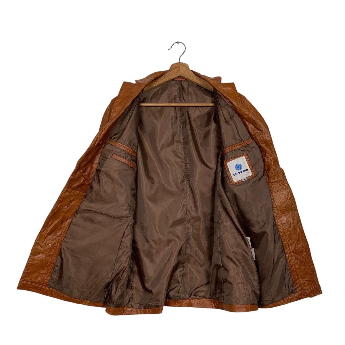 Japanese Brand Japanese Brand Onboard Leather Jacket Size US M / EU 48-50 / 2 - 11 Thumbnail