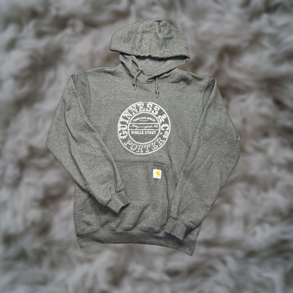 Carhartt Carhartt x Guinness Hoodie Mens Small Gray Regular Pullover Sweatshirt Size US S / EU 44-46 / 1 - 1 Thumbnail