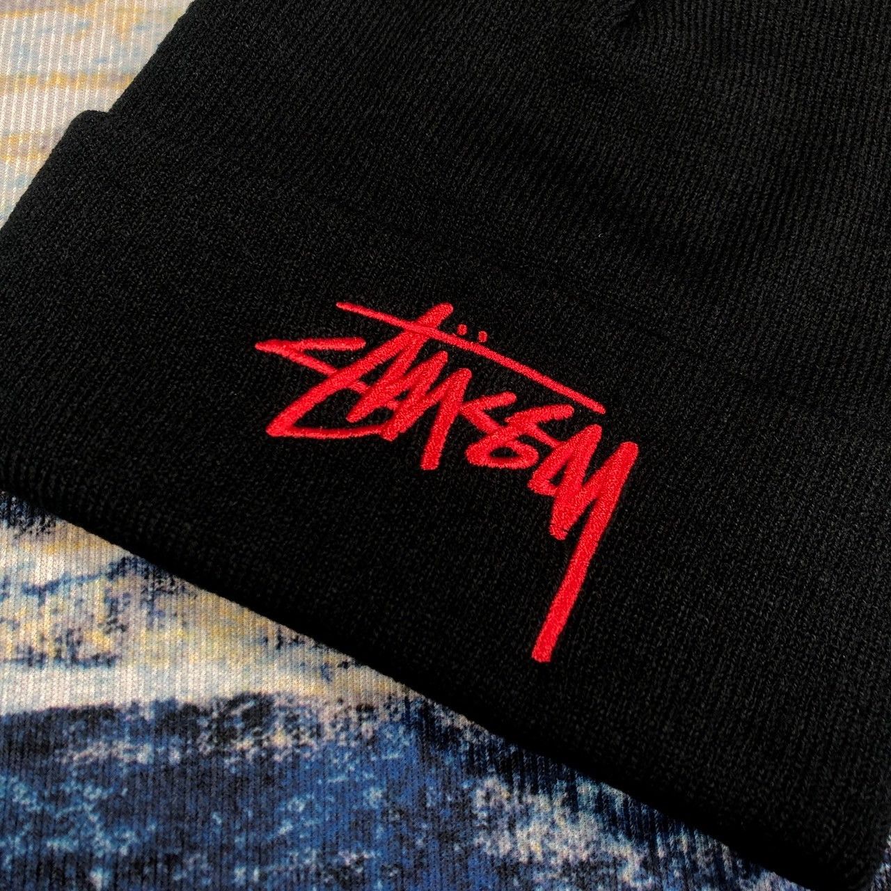 Stussy × Vintage Stussy Big Stock Cuff Beanie Size ONE SIZE - 2 Thumbnail