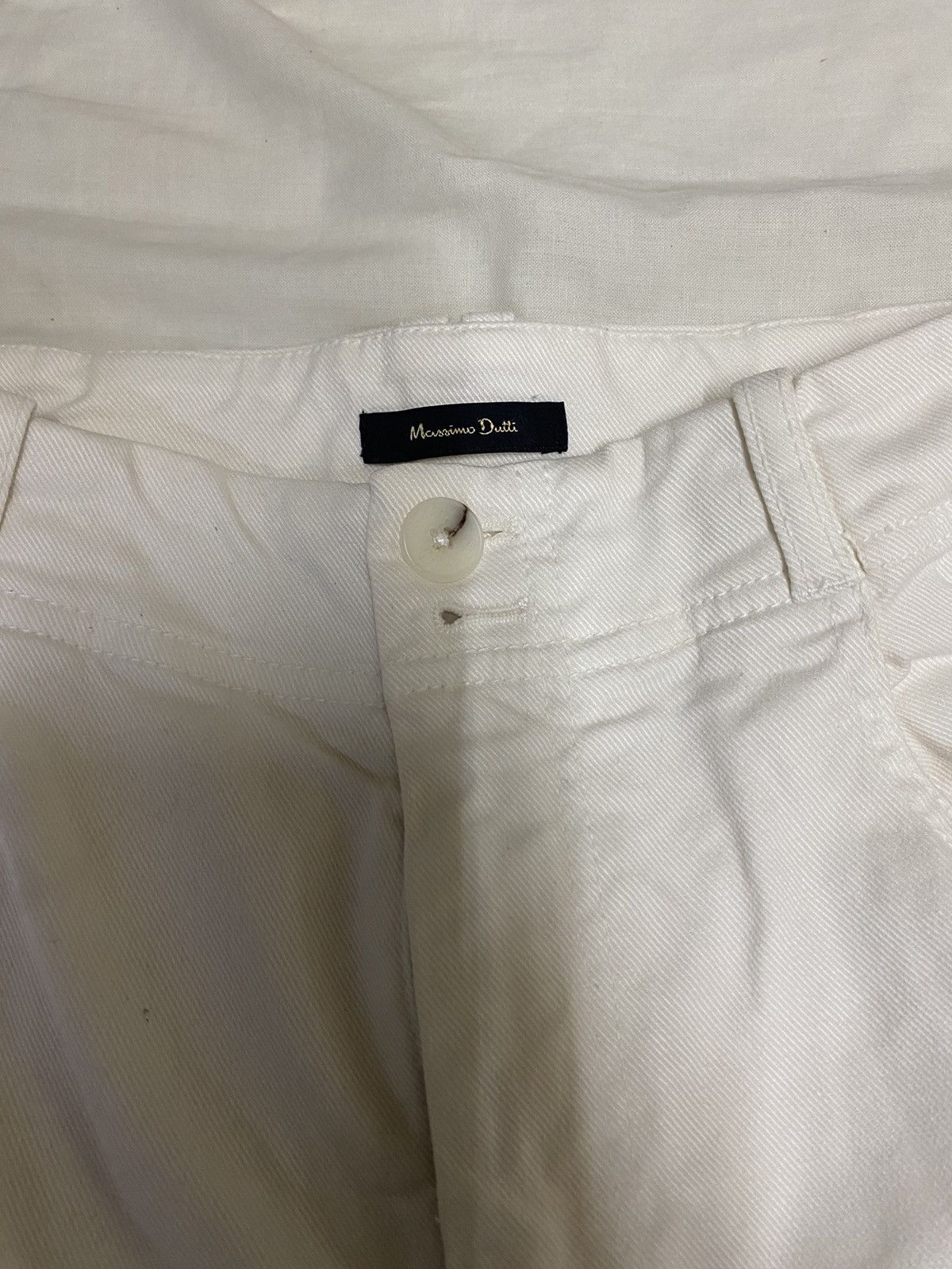 Massimo Dutti × Mossimo Mossimo dutti white pant Size 27" / US 4 / IT 40 - 2 Thumbnail