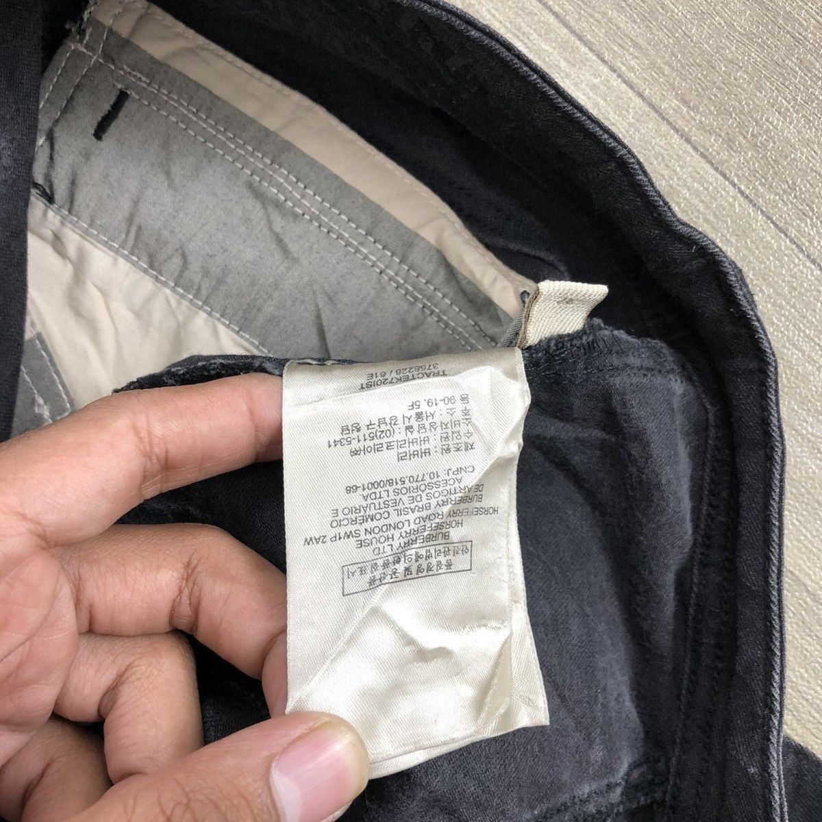 Burberry × Designer × Vintage 2000s Burberry Brit Cargo Bondage Bikers Jeans Skinny Size US 32 / EU 48 - 13 Thumbnail