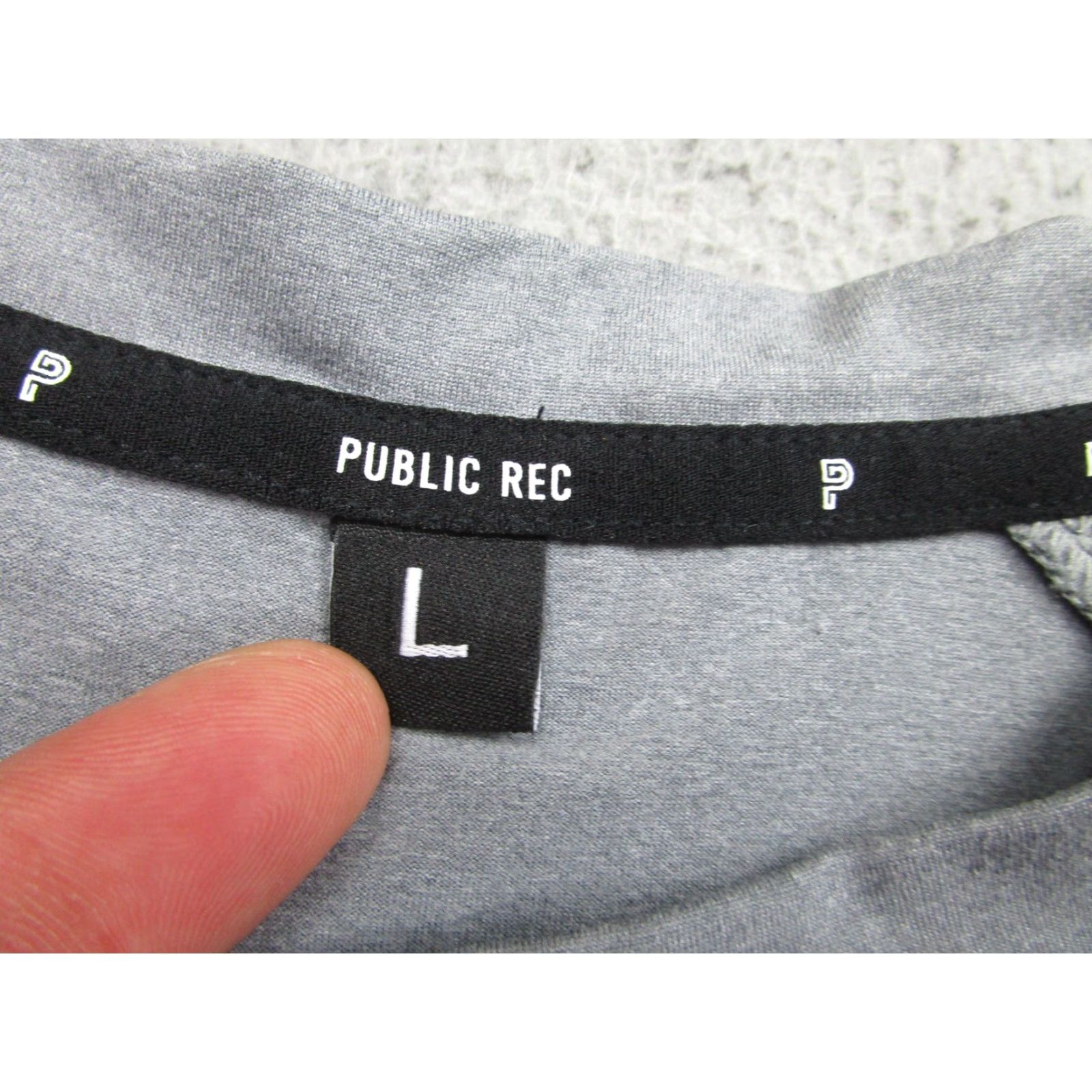 Vintage Public Rec Shirt Mens Large Gray Performance Raglan Crewneck Athletic Tee PROTX2 Size US L / EU 52-54 / 3 - 4 Thumbnail