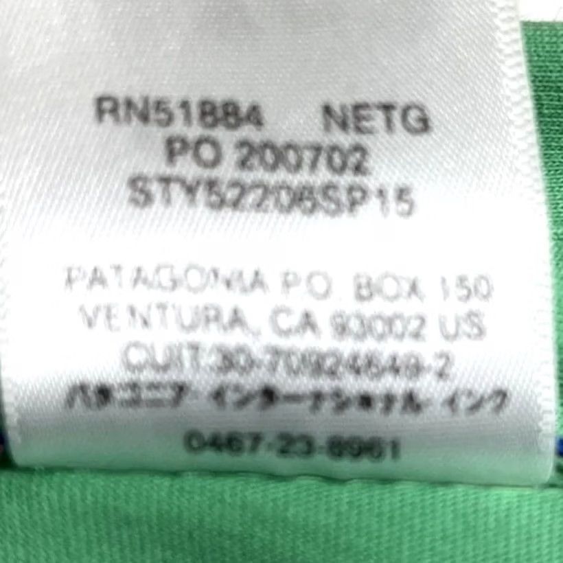 Patagonia Patagonia Polo Shirt Mens Size M Green Organic Cotton Short Sleeve Fish Logo Size US M / EU 48-50 / 2 - 6 Thumbnail