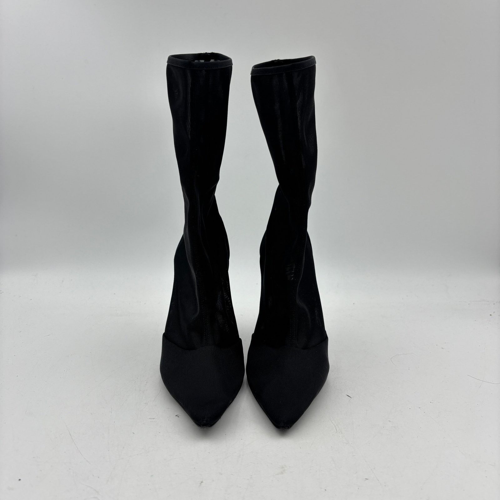 Paris Texas $895 Paris Texas Lidia Ankle Boot Stretch Black Mesh 37 US 7 Size US 7 / IT 37 - 2 Thumbnail