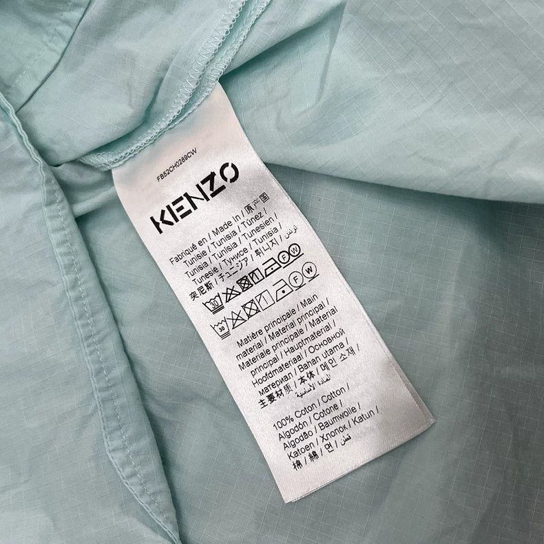 Kenzo KENZO Solid cotton shirt Size XXS / US 00 / IT 34 - 8 Thumbnail