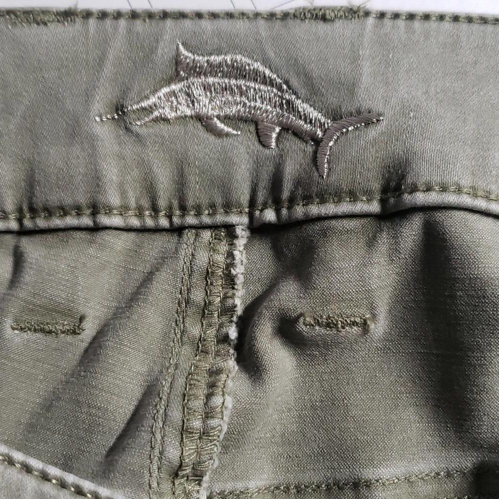Tommy Bahama CT705 Tommy Bahama Army Green Straight Ankle Pant 31X 28 Size 30" / US 8 / IT 44 - 7 Thumbnail