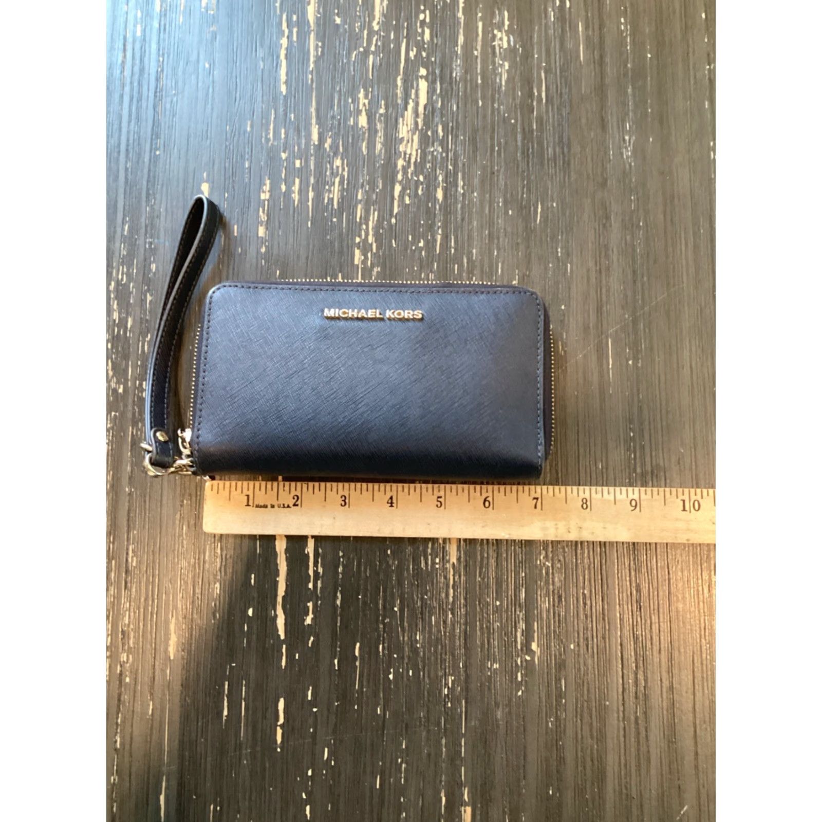 Michael Kors Michael Kors Jet Set Travel Wallet Case Zip-Around Leather Brown Signature Womens Bag/Acessory Size ONE SIZE - 5 Thumbnail