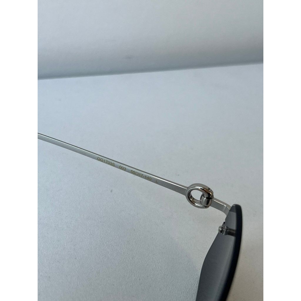 Gucci NEW Gucci GG1703S Silver Rimless Unisex Sunglasses $625 Size ONE SIZE - 9 Thumbnail