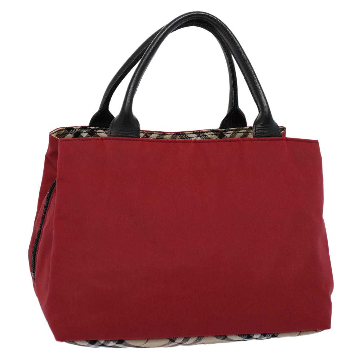 image of Burberry Hand Bag Nylon Red Auth Yb435, Women's