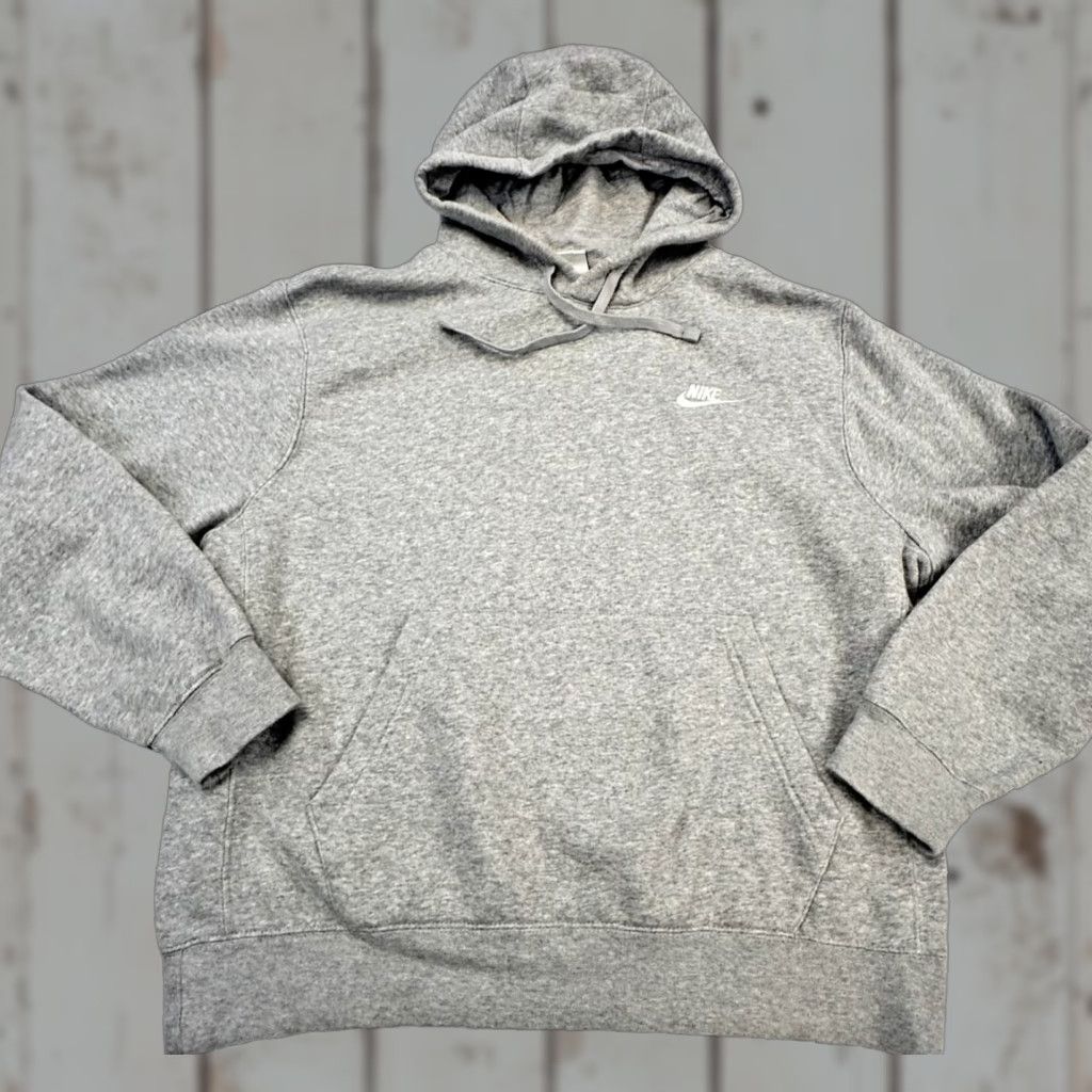 Nike Nike Hoodie Mens Medium Gray Pullover Sweatshirt Embroidered Swoosh Logo Classic Sportswear Size US M / EU 48-50 / 2 - 1 Thumbnail