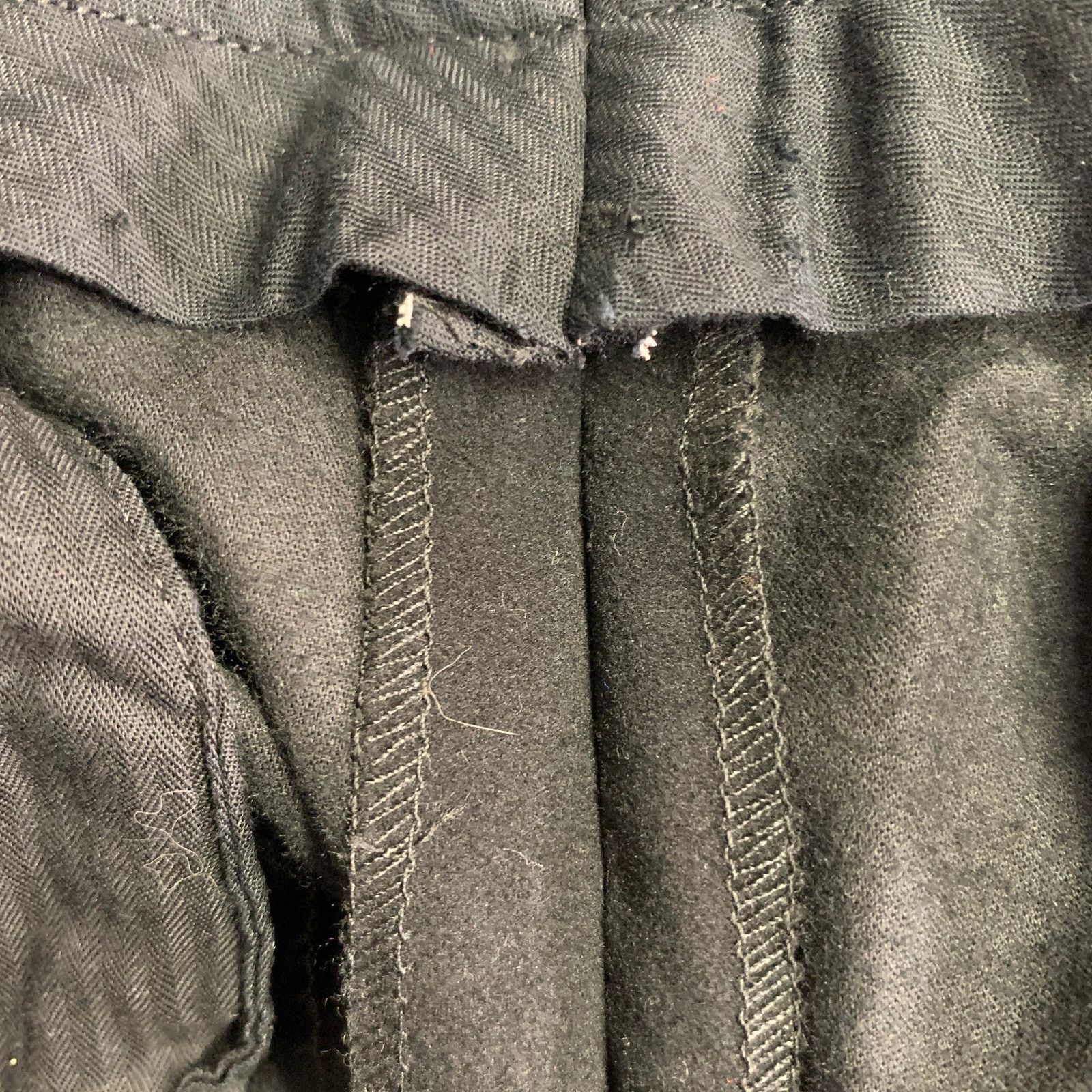 Prada PRADA Regular Black Velvet Cotton Blend Notch Lapel Suit Size 38R - 11 Thumbnail