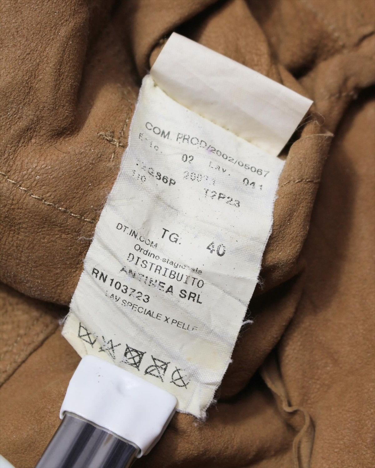 Emporio Armani 2002 Emporio Armani Leather Jacket Size S / US 4 / IT 40 - 6 Thumbnail
