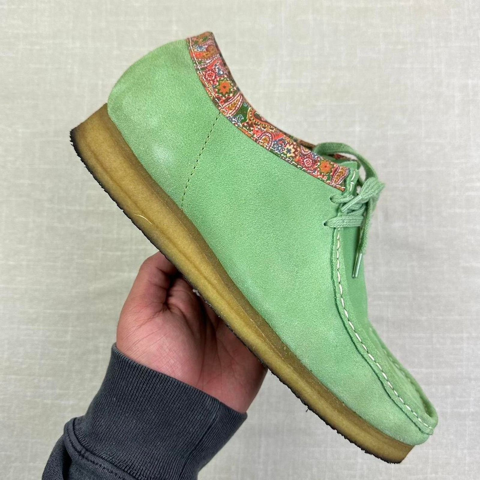 Clarks × Stussy STÜSSY / CLARKS ORIGINALS® WALLABEE Green | Grailed