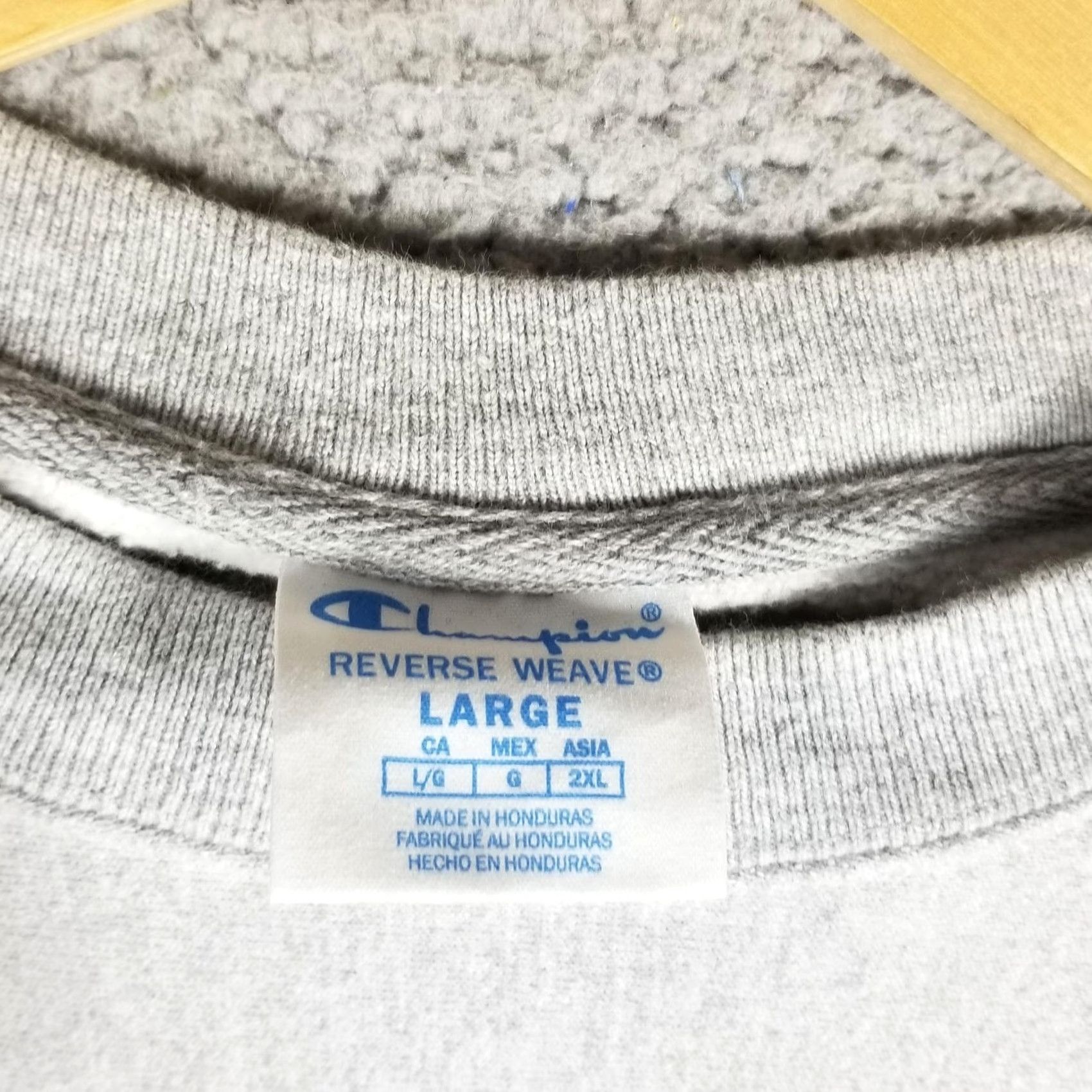 Champion VINTAGE Champion Reverse Weave Sweatshirt Mens L Gray Crewneck Fleece Pullover Y2K Size US L / EU 52-54 / 3 - 3 Thumbnail
