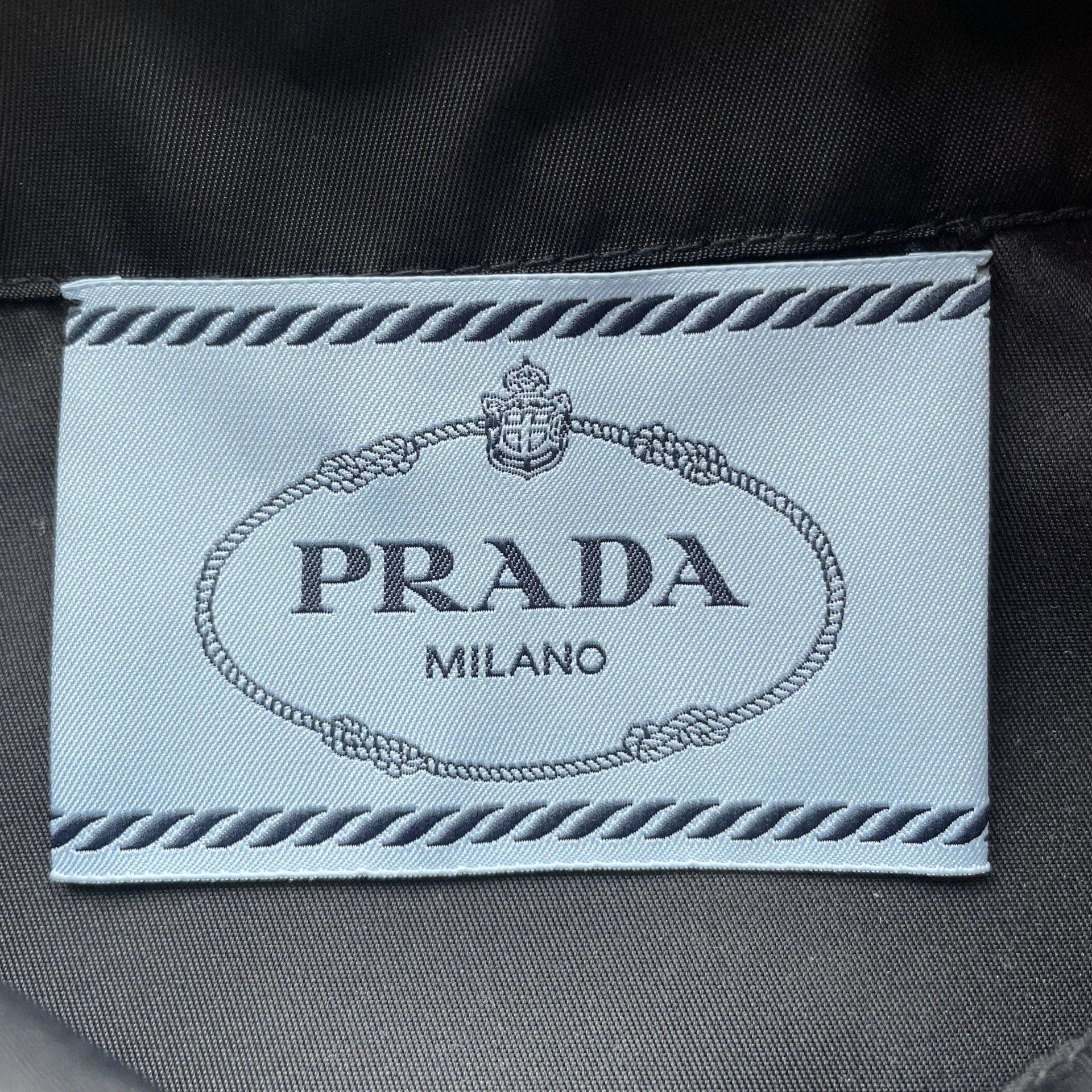 Prada PRADA SS23 Logo - Stand Collar Waist Jacket Women's Black 38 Size XS / US 0-2 / IT 36-38 - 5 Thumbnail