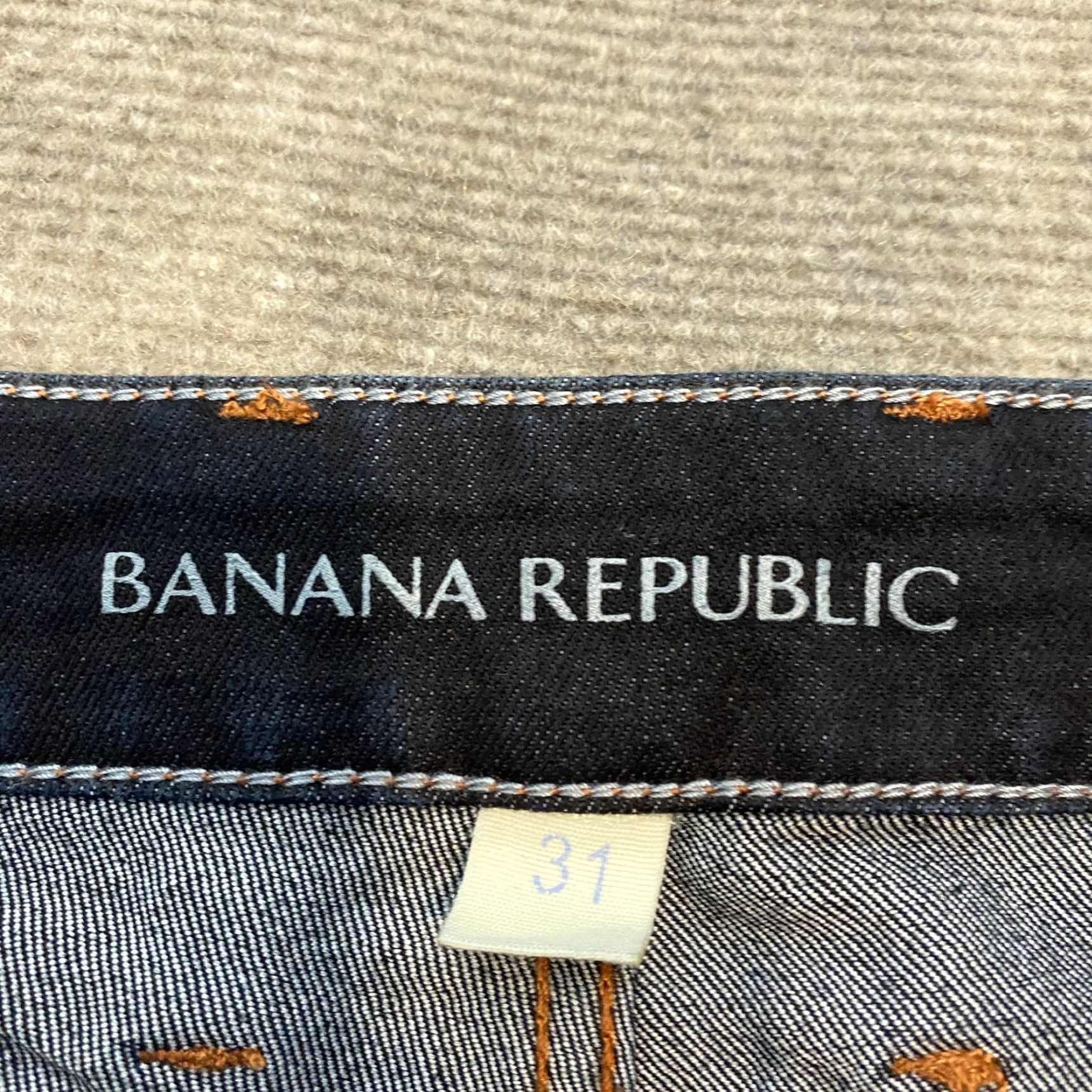Banana Republic Banana Republic Jeans Womens 31 Dark Wash Wide-Leg Stretch Denim Pants Size 24" / US 00 / IT 34 - 4 Thumbnail
