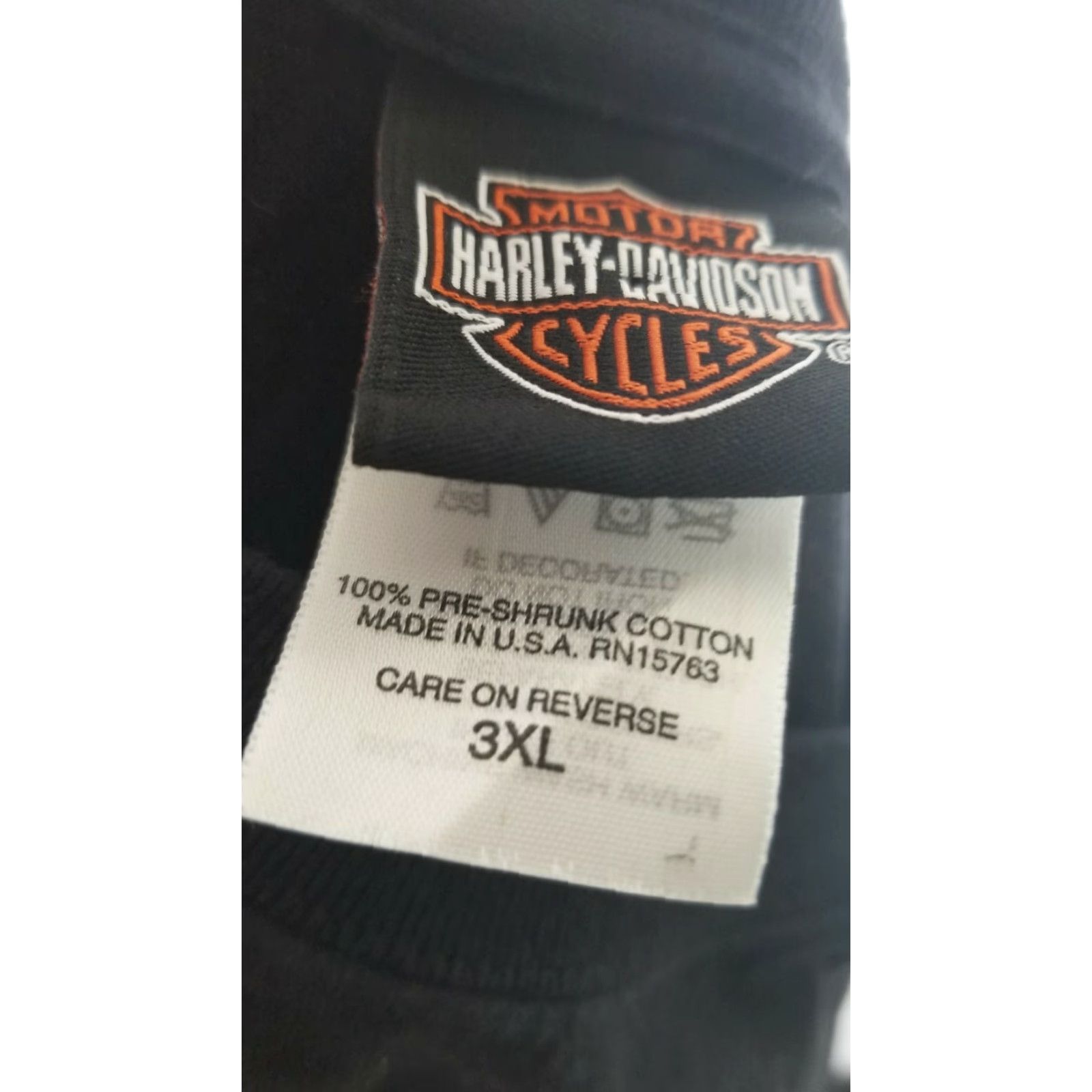 Harley Davidson Harley-Davidson T-Shirt Mens 3XL Black Retro I Got Mine Augusta Georgia Shirt Size US XXL / EU 58 / 5 - 3 Thumbnail