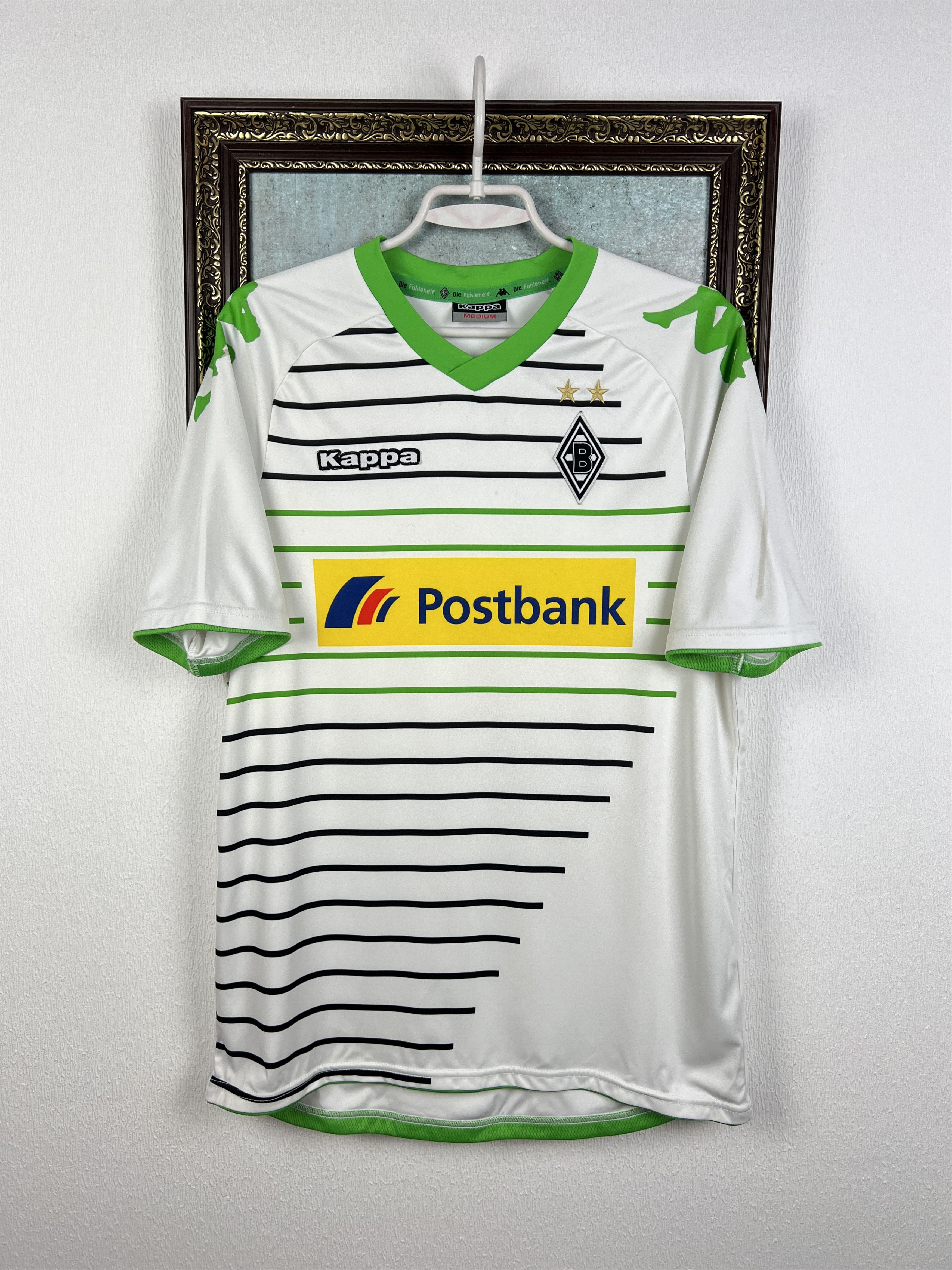 Kappa Monchengladbach Home football shirt Soccer Jersey Trikot Size US M / EU 48-50 / 2 - 1 Thumbnail